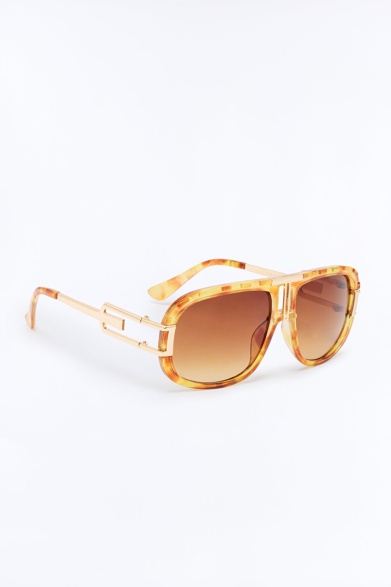 Updated Aviator Sunglasses - Orange Fashion Nova