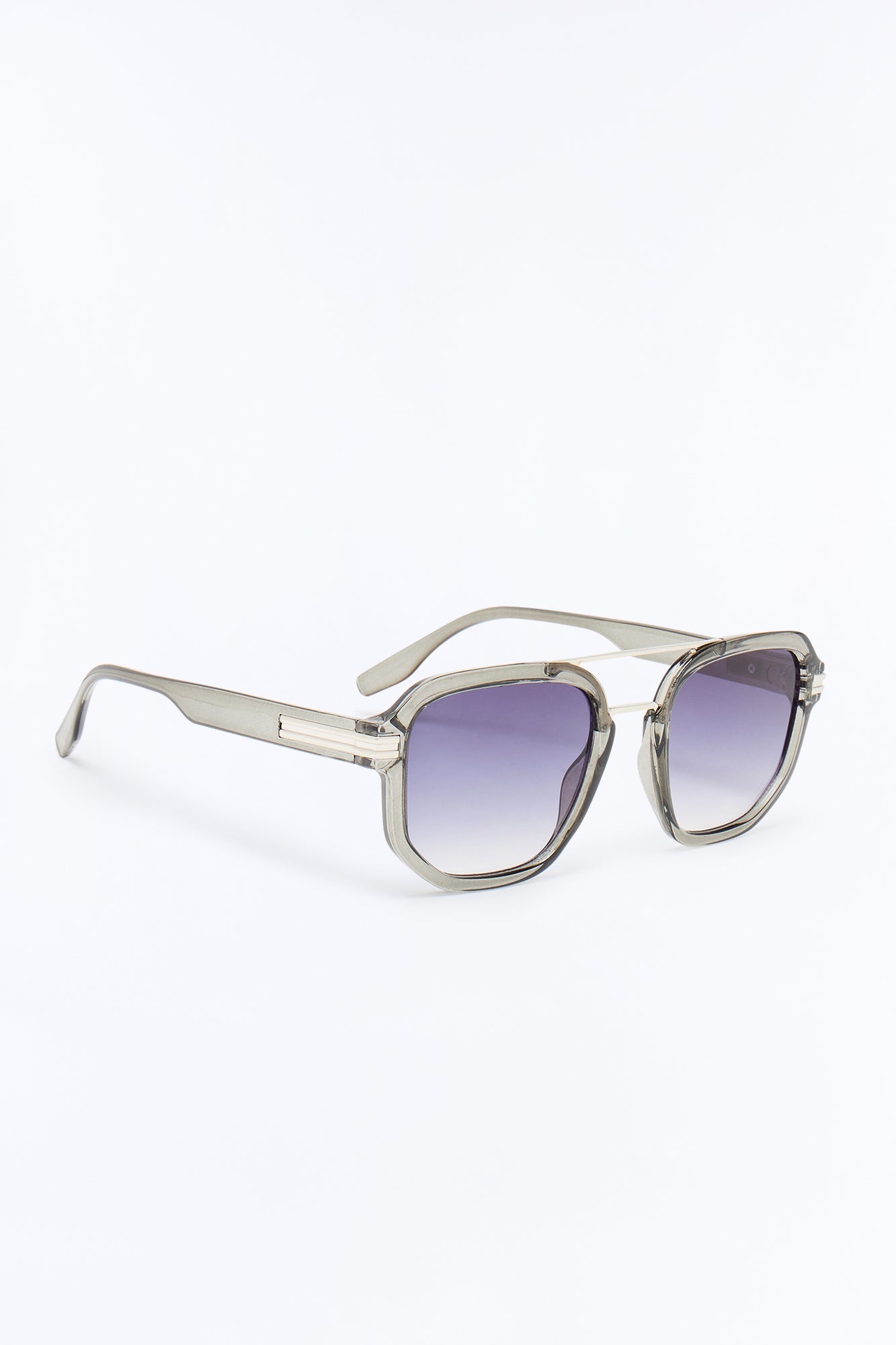 Prestige Aviator Sunglasses - Grey Fashion Nova