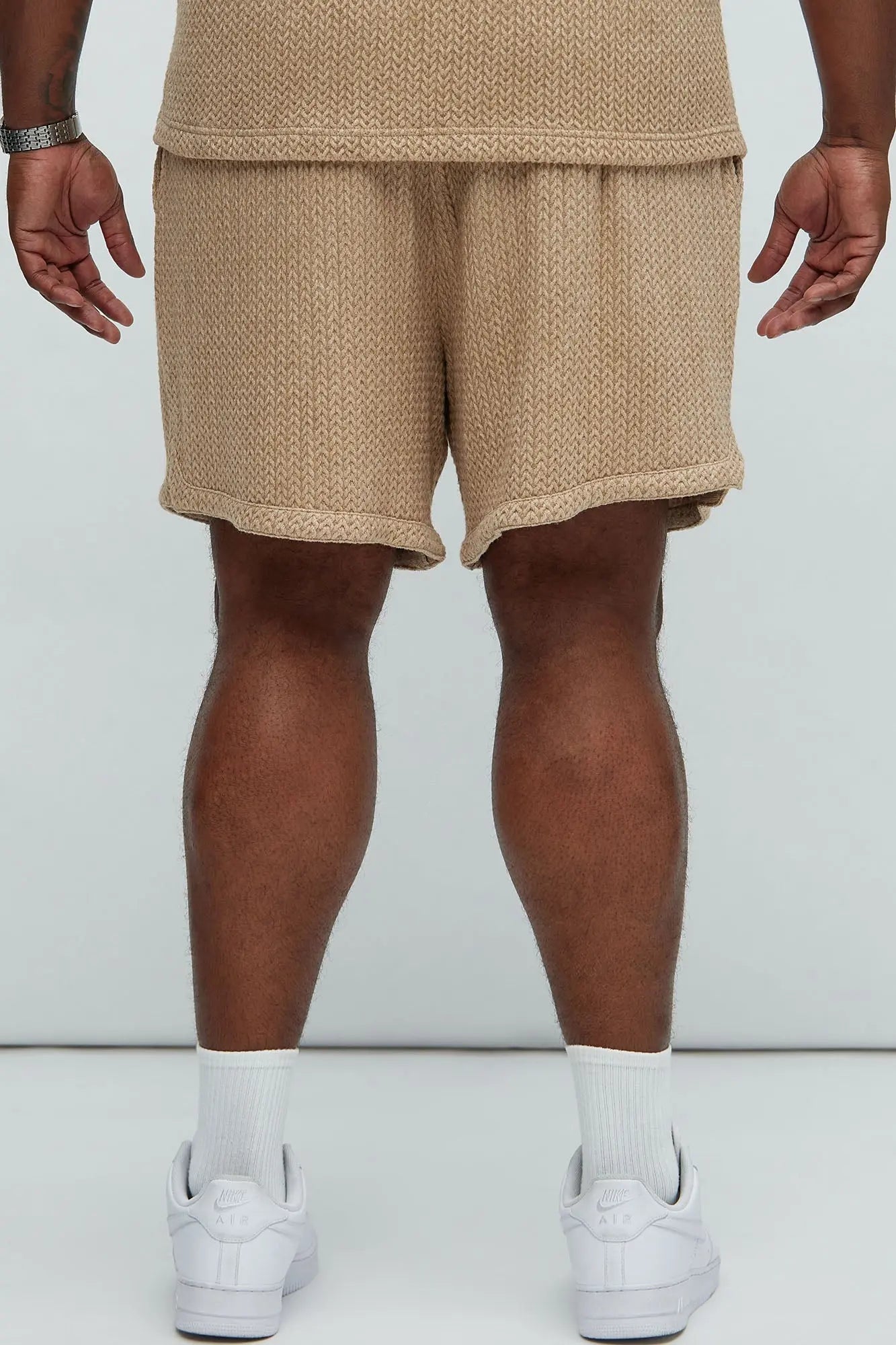 Catanina Textured Shorts - Tan Fashion Nova