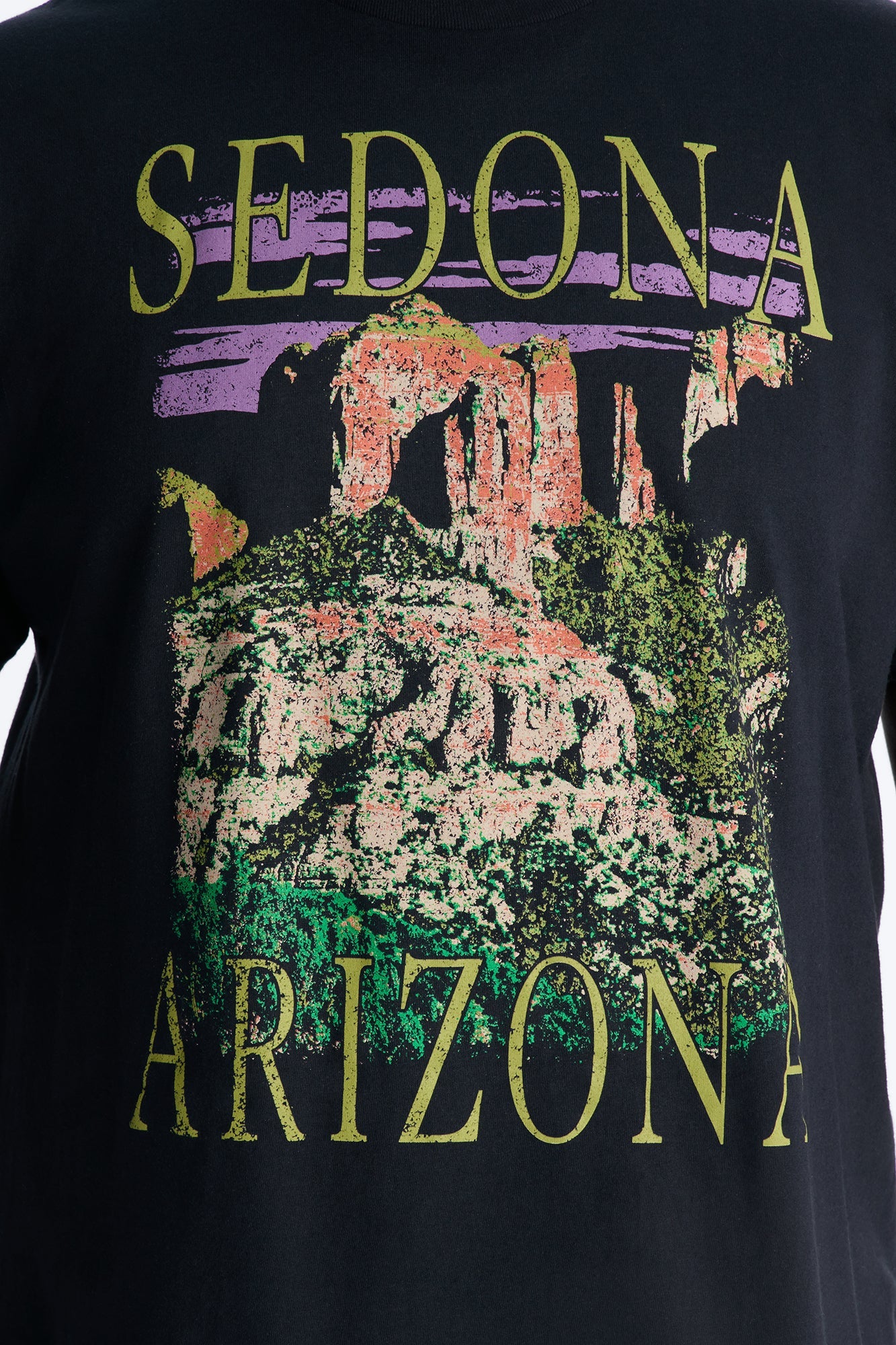 Sedona Arizona Short Sleeve Tee - Black Fashion Nova