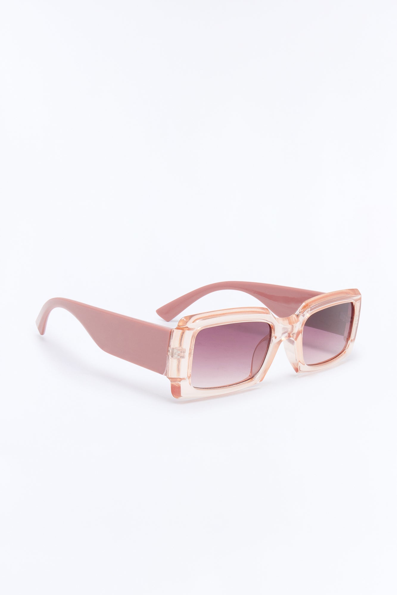 Stay Focused Colored Lens Sunglasses - Blush Fashion Nova