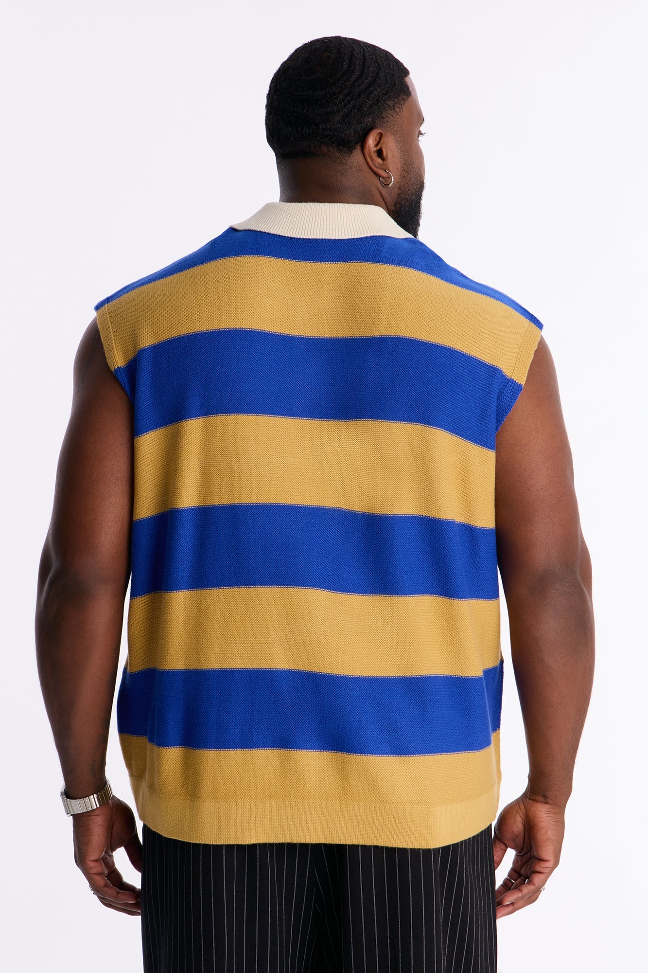 Ivy Sweater Polo - Blue Fashion Nova
