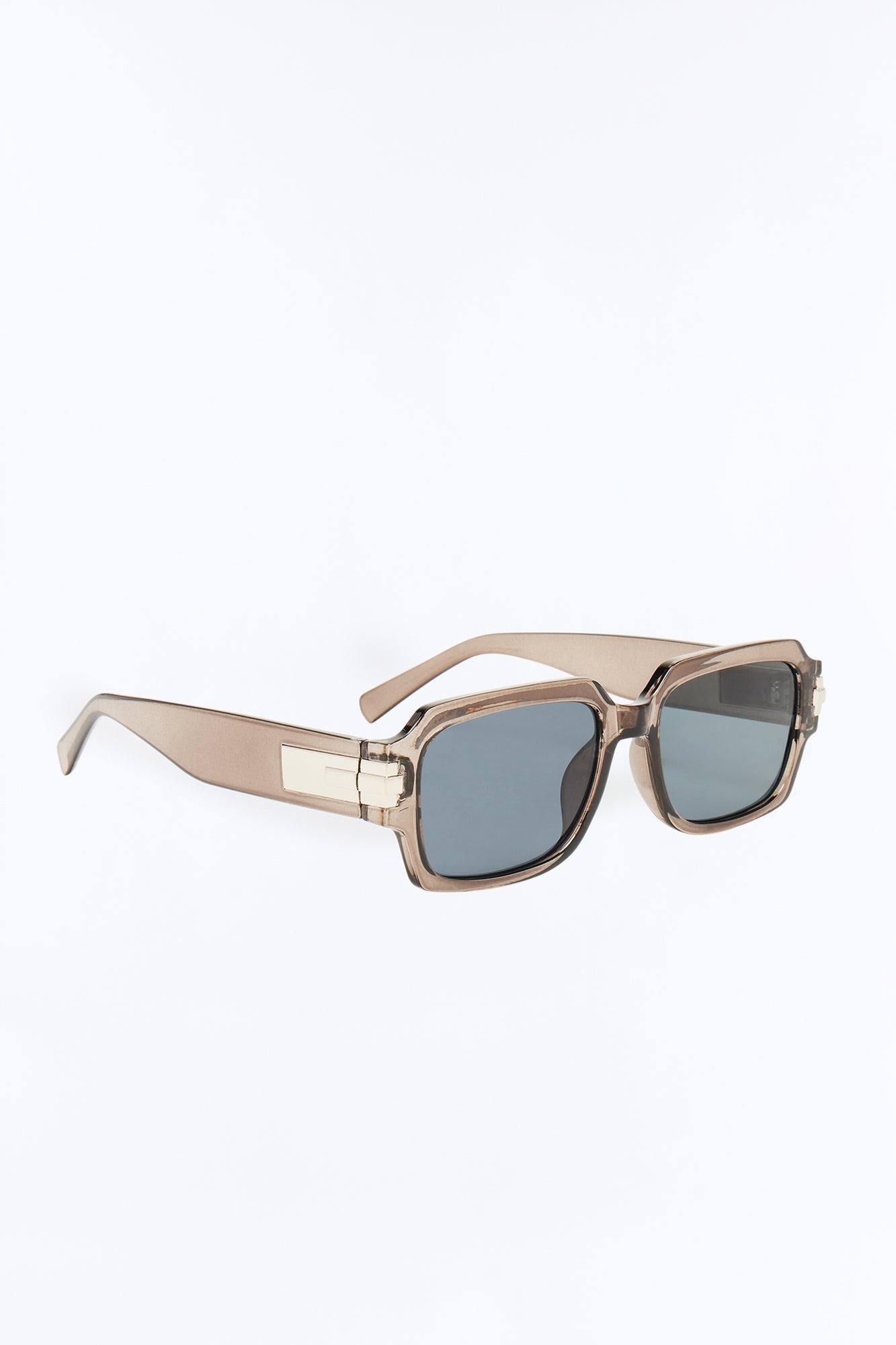 Ghost Stone Square Sunglasses - Grey Fashion Nova