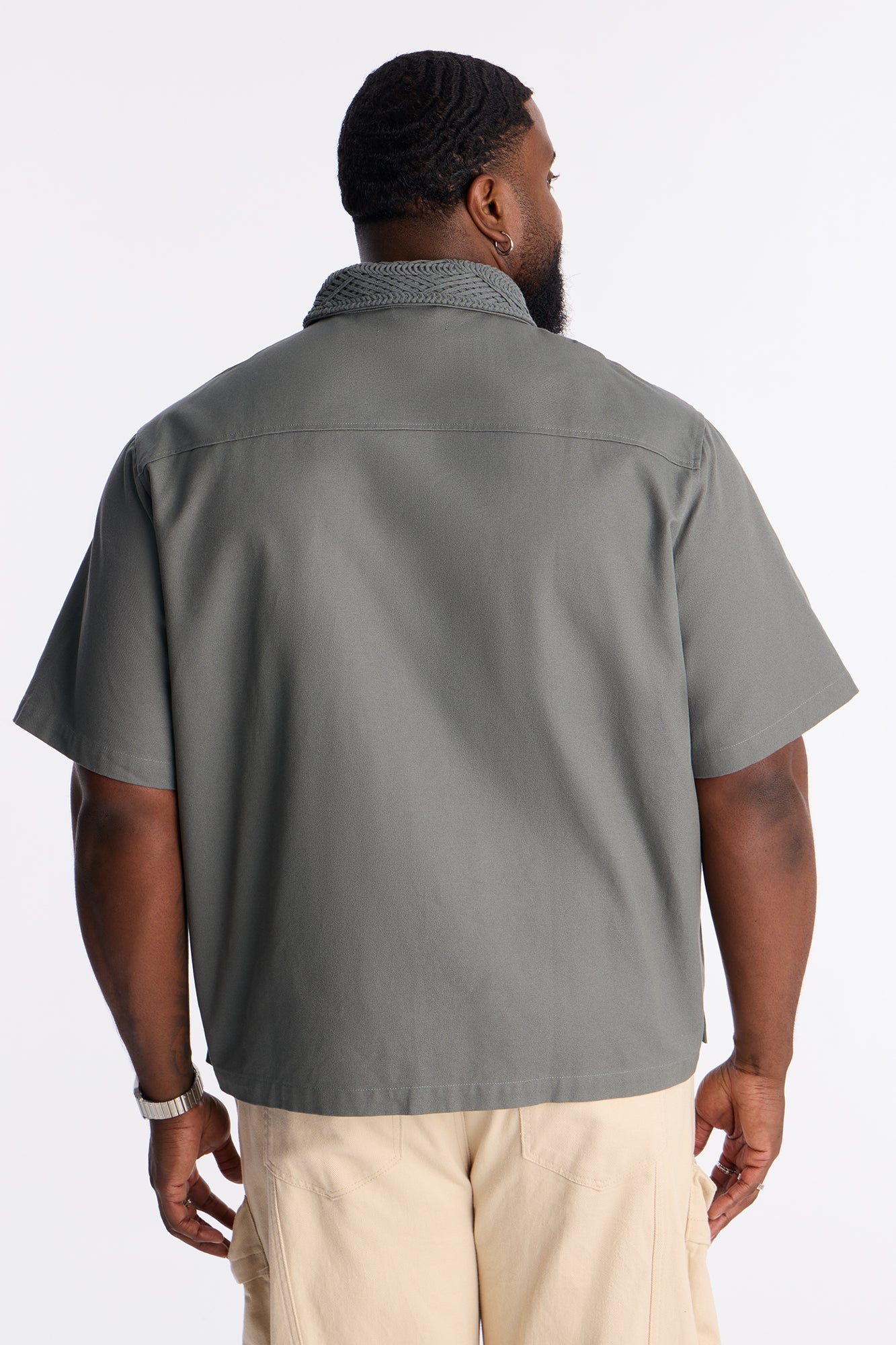 Relaxed Wild Desert Dreams Button Up Shirt - Sage Fashion Nova