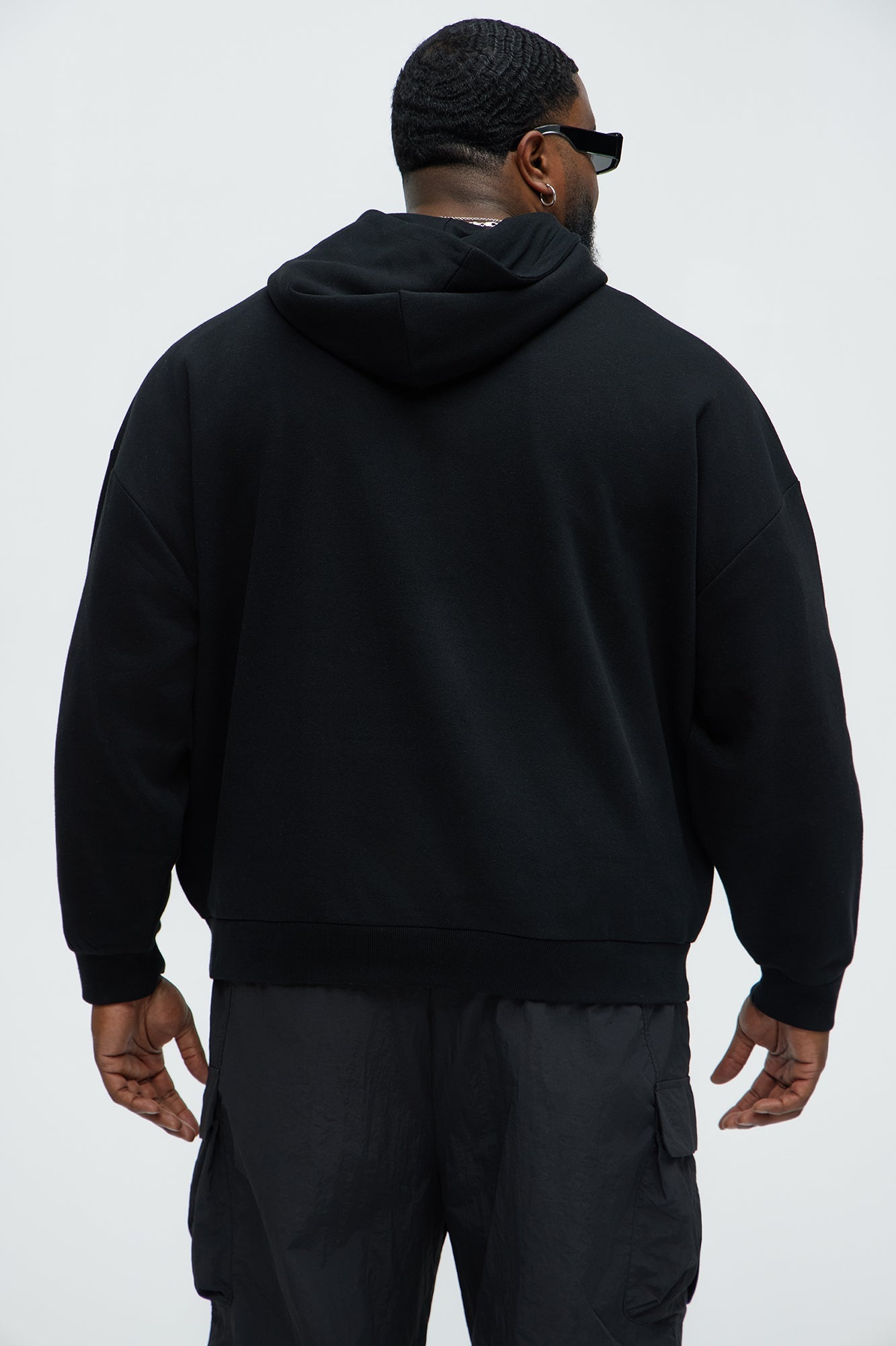 Tyson Fear Oversized Hoodie - Black Fashion Nova