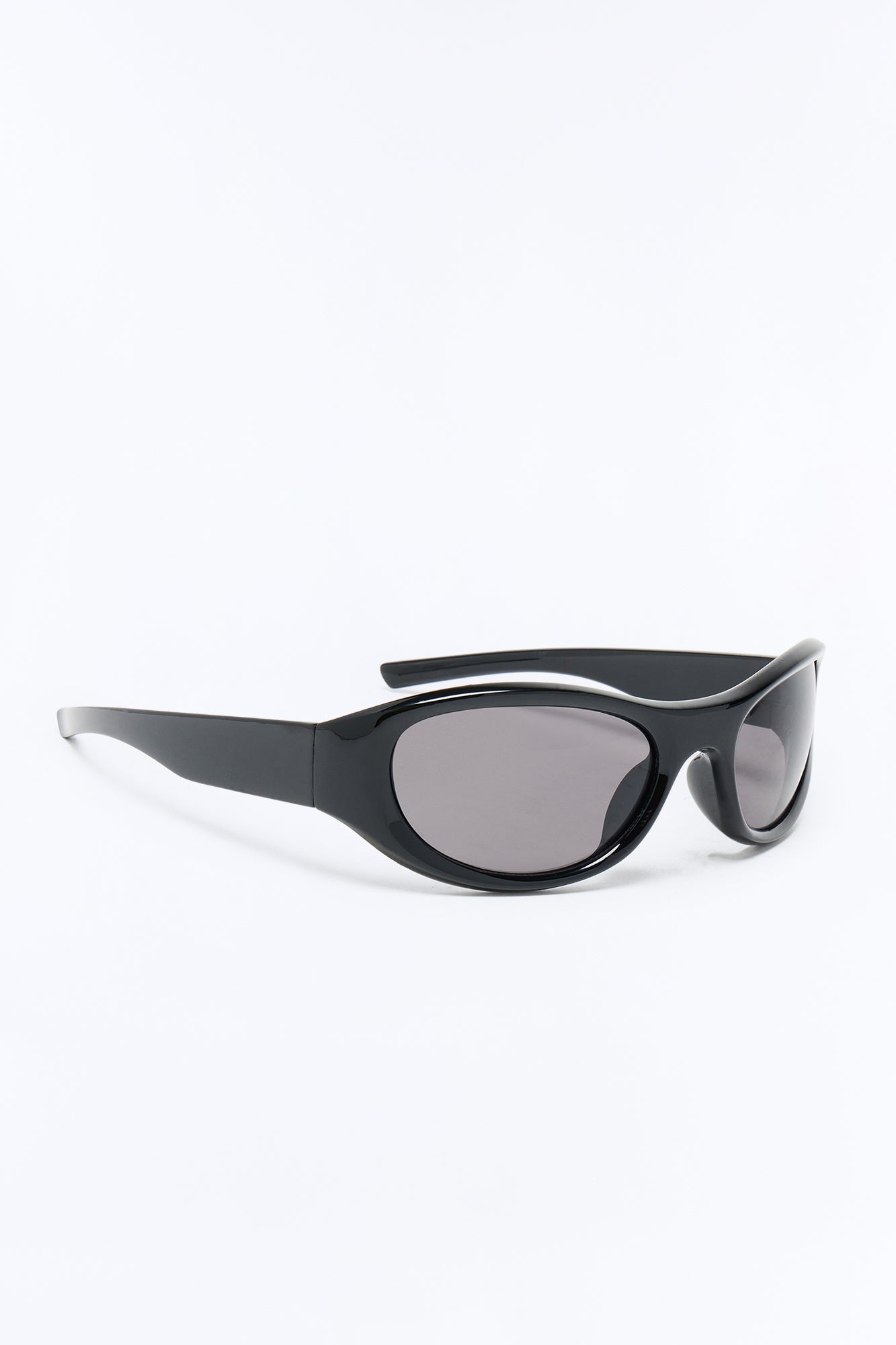 Barcelona Oval Sunglasses - Black Fashion Nova