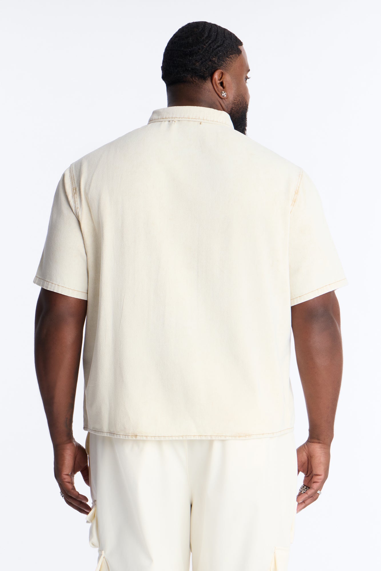 Saint Blaze Button Up Shirt - Tan Fashion Nova