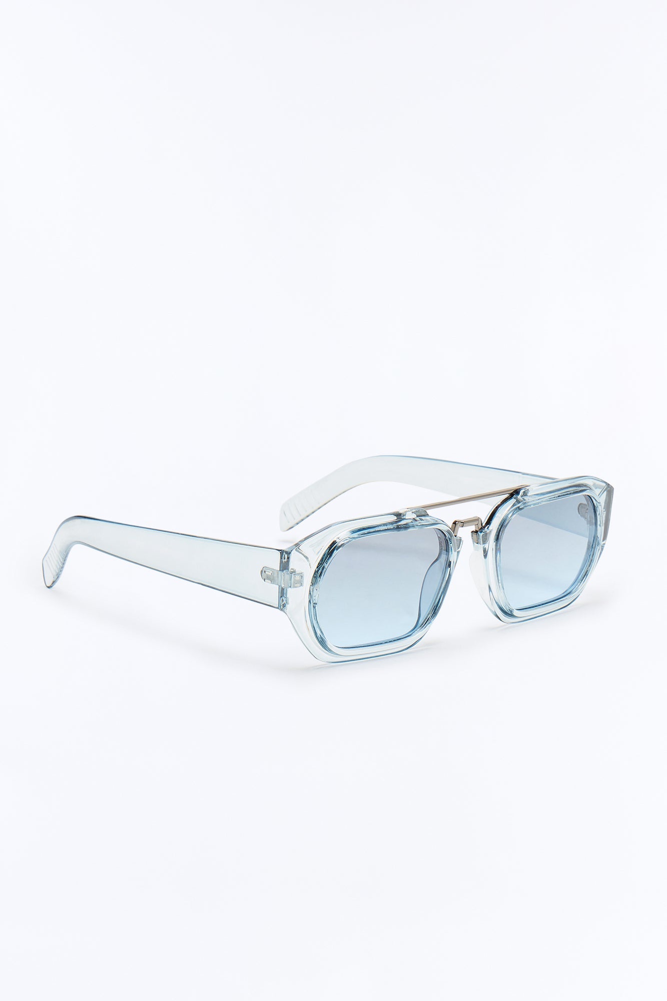 Overdrive Theory Sunglasses - Light Blue Fashion Nova