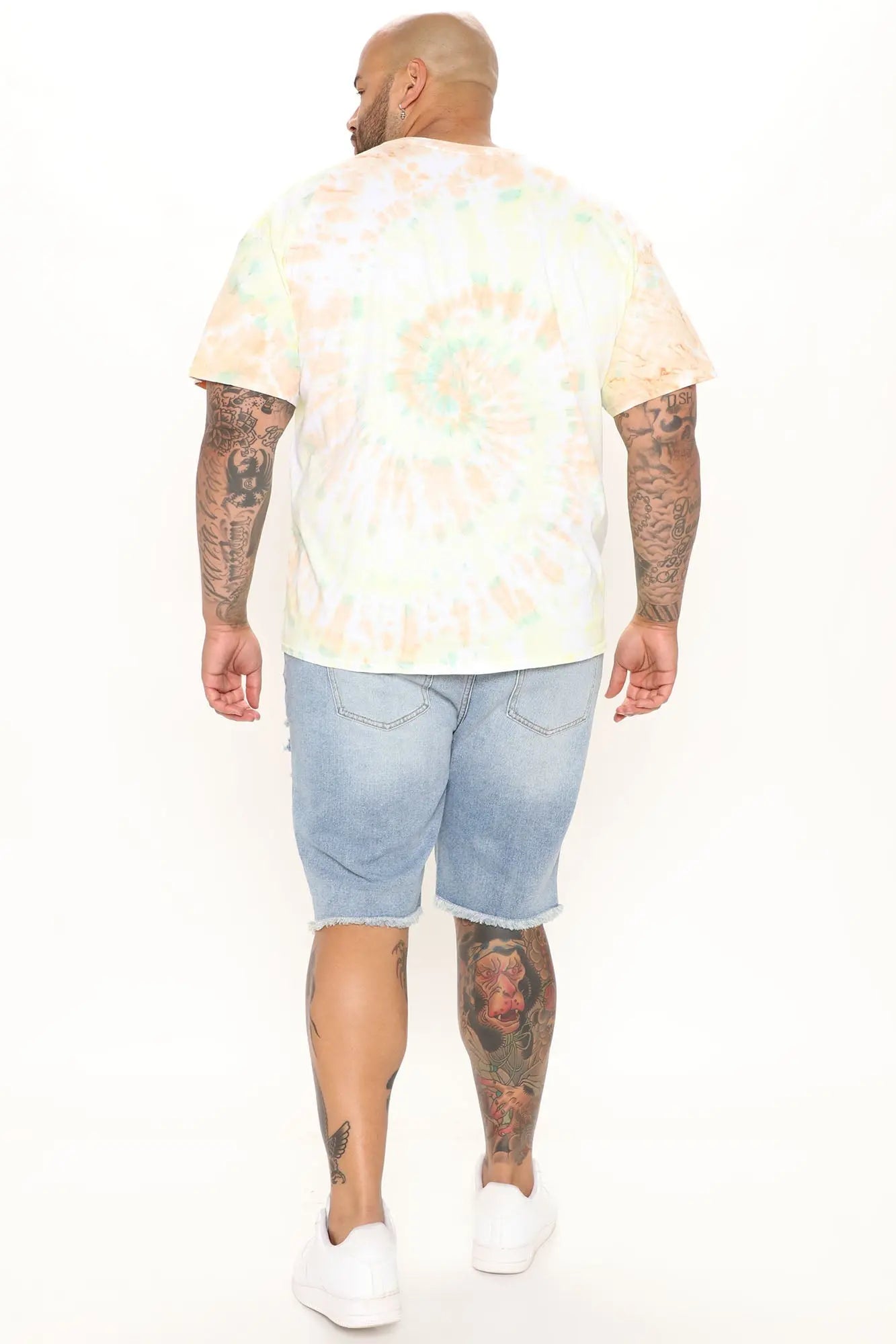 Back To It Distressed Raw Hem Slim Denim Shorts - Light Wash Fashion Nova