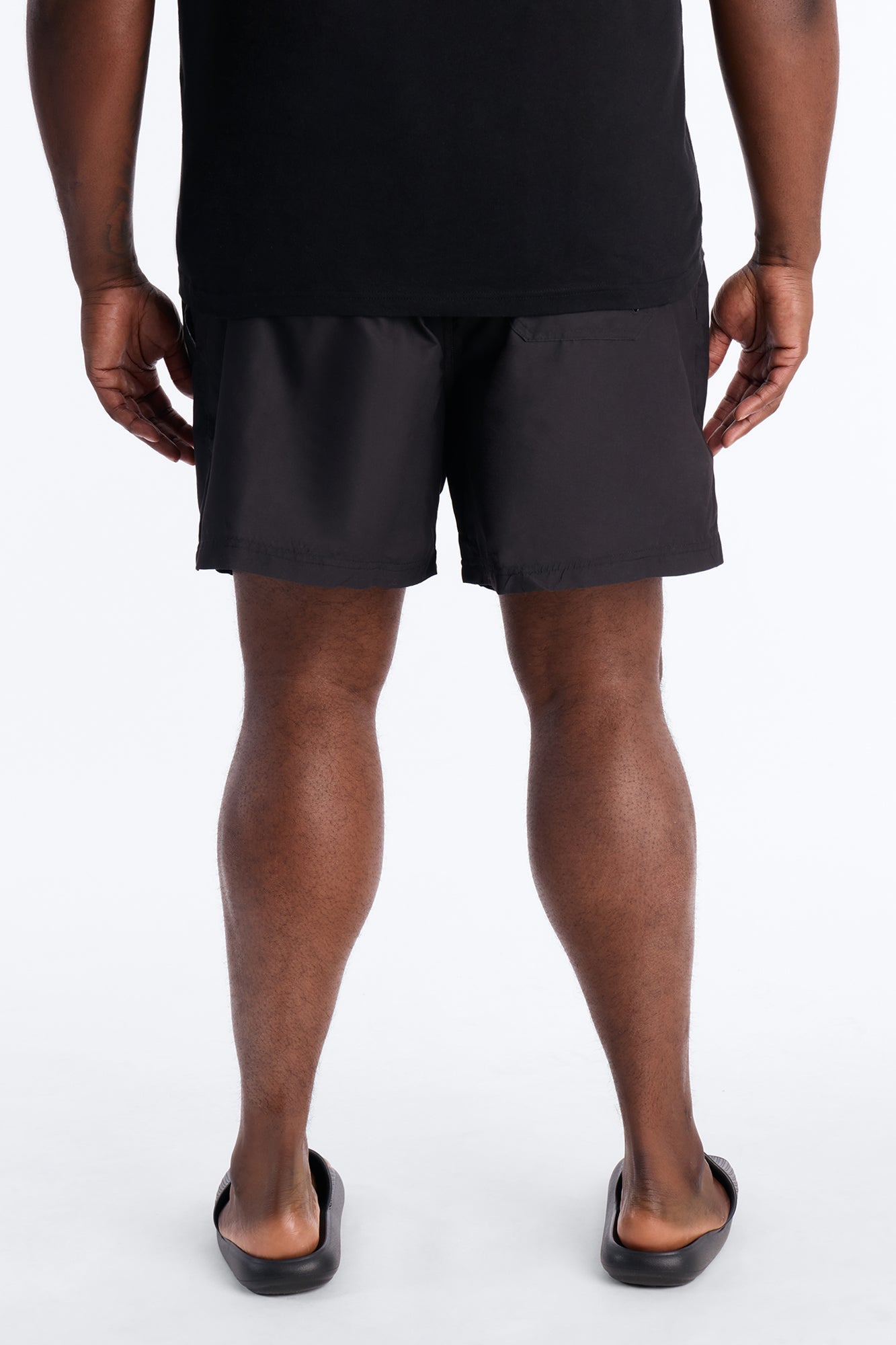 Victory Swim Trunk 7″ - Black/Blue Fashion Nova