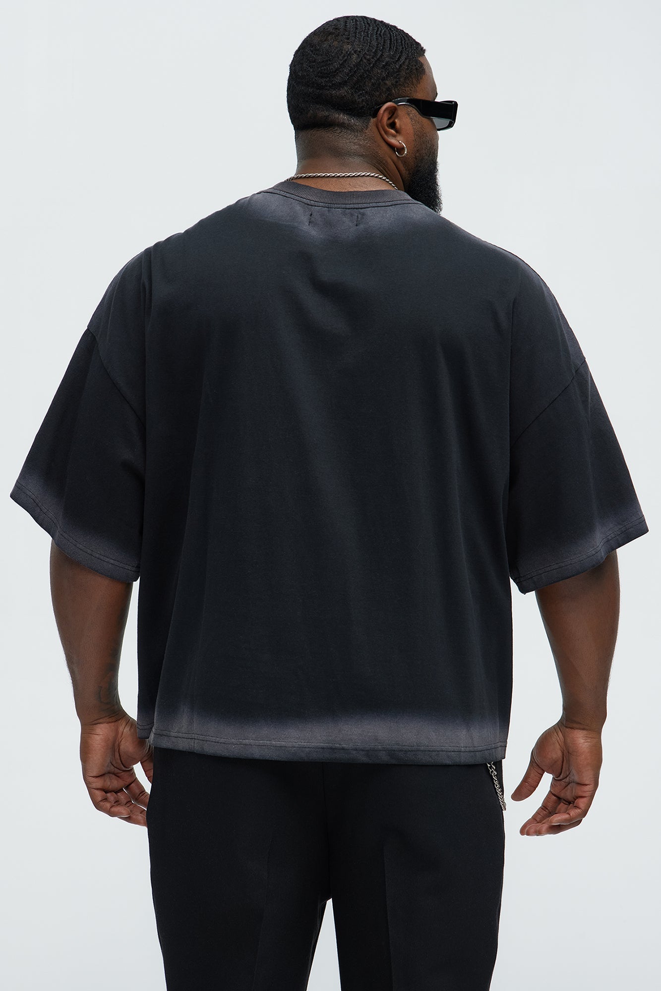 Dirty Wash Heavyweight Boxy Tee - Black Fashion Nova