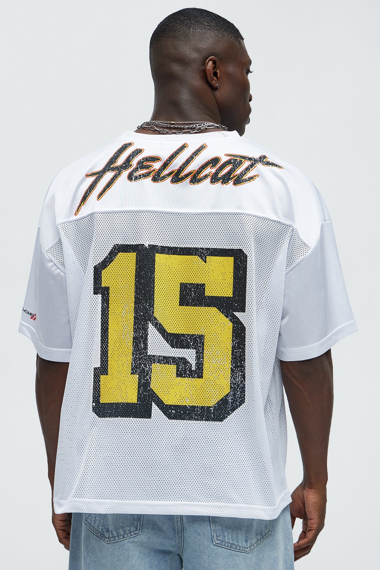 Hellcat Sports Jersey - White/combo Fashion Nova