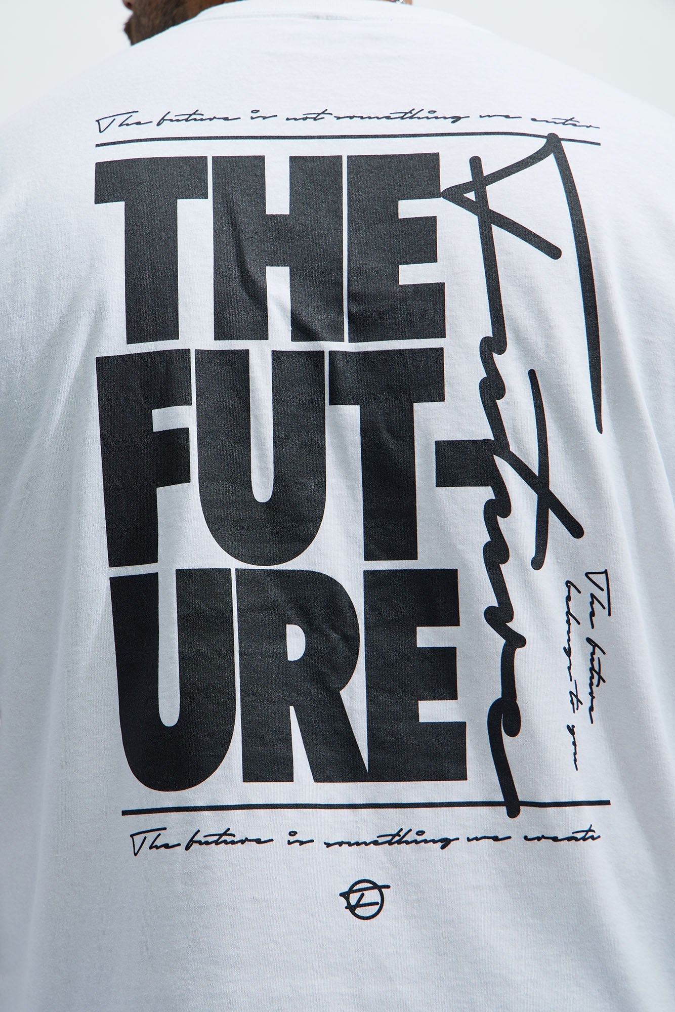 The Future Signature Short Sleeve Tee - White Fashion Nova