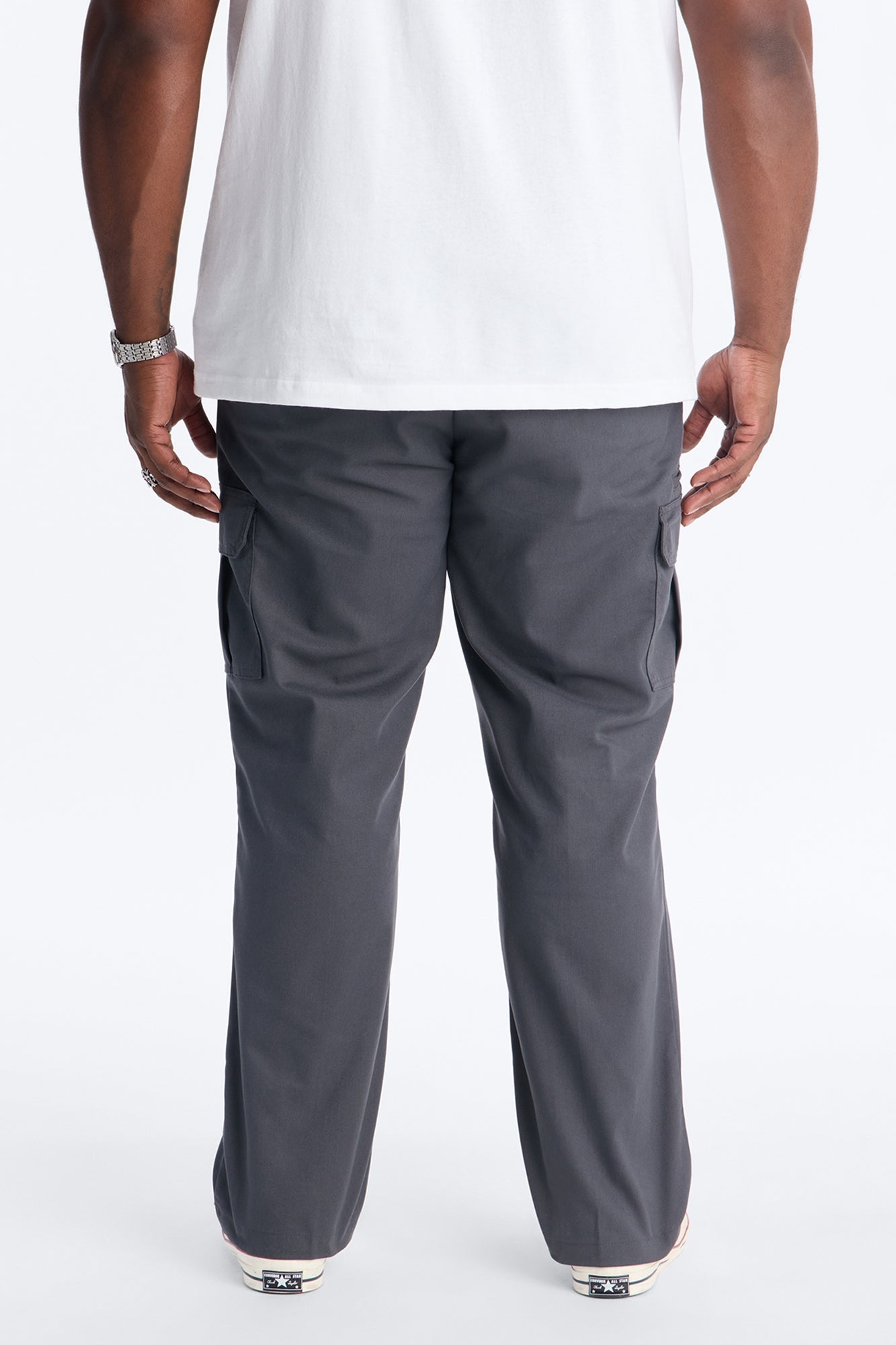 Dickies Twill Cargo Straight Pant - Charcoal Fashion Nova