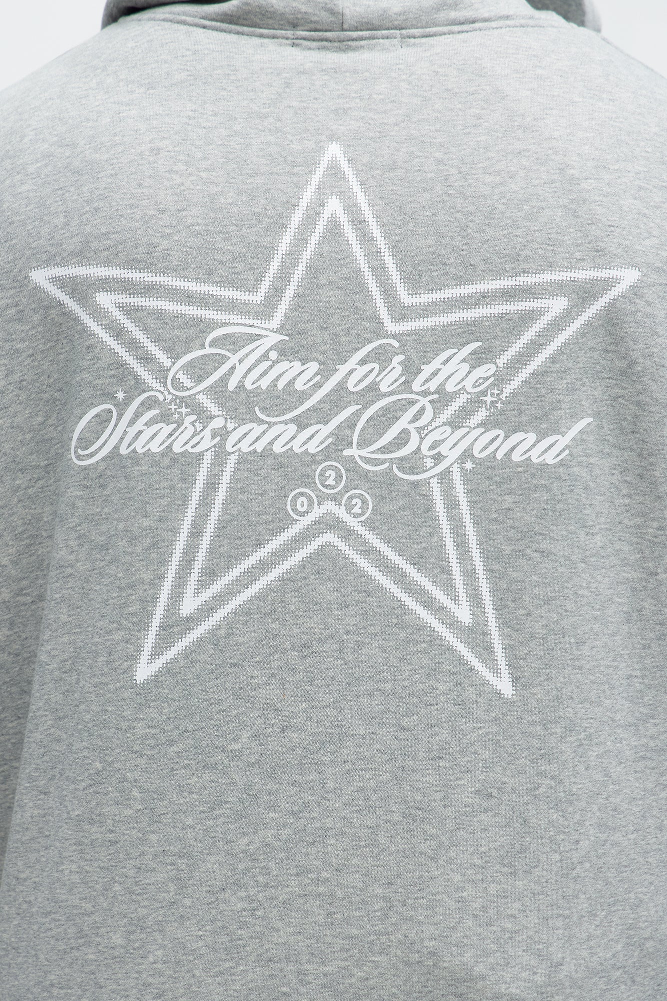 Aim For The Stars Zip Hoodie - Grey Fashion Nova