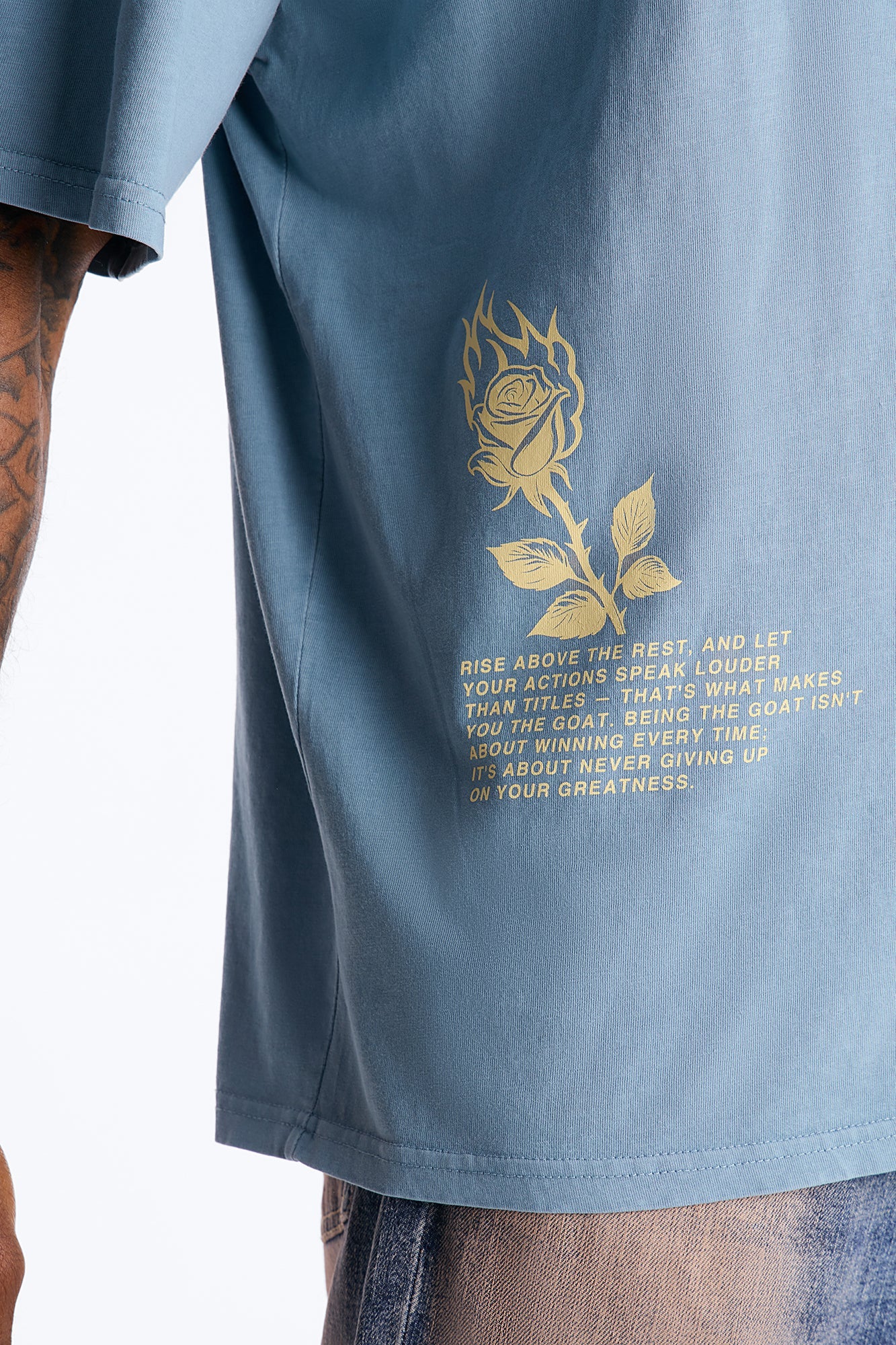 Future Working Boxy Short Sleeve Tee - Indigo Fashion Nova