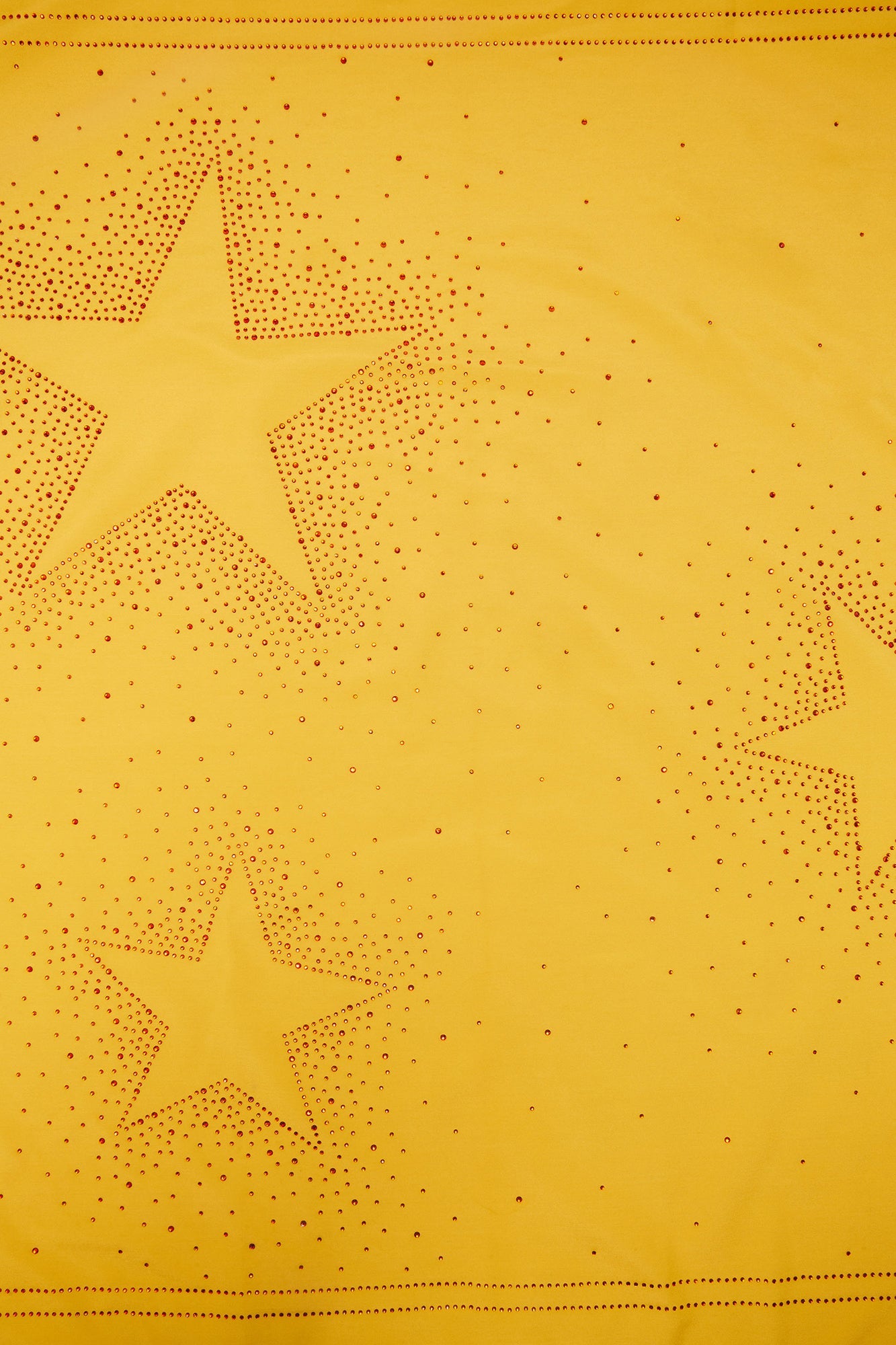 Rhinestone Star Graphic Large Bandana - Yellow Fashion Nova