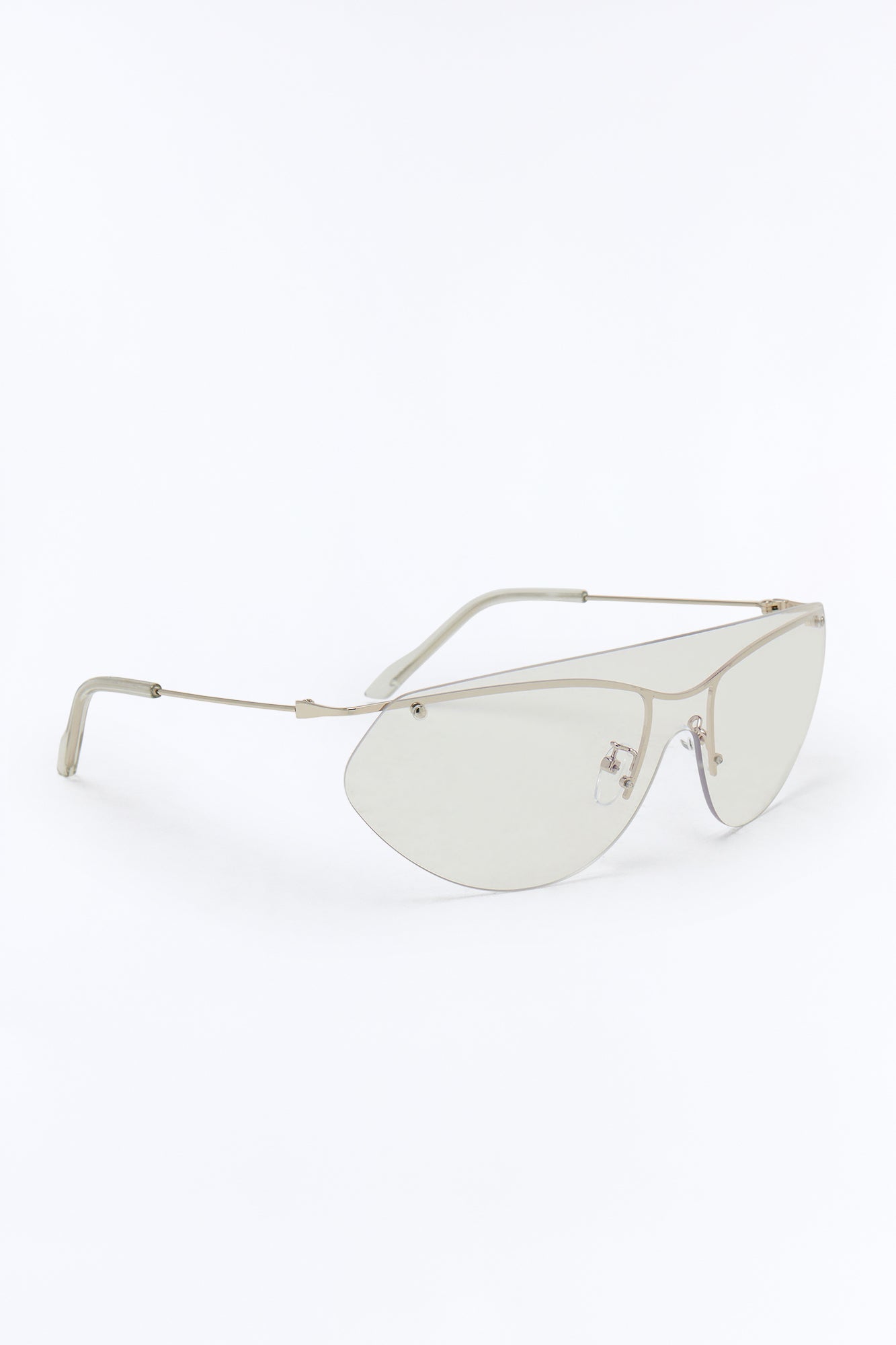 Spectra Circuit Sunglasses - Clear Fashion Nova