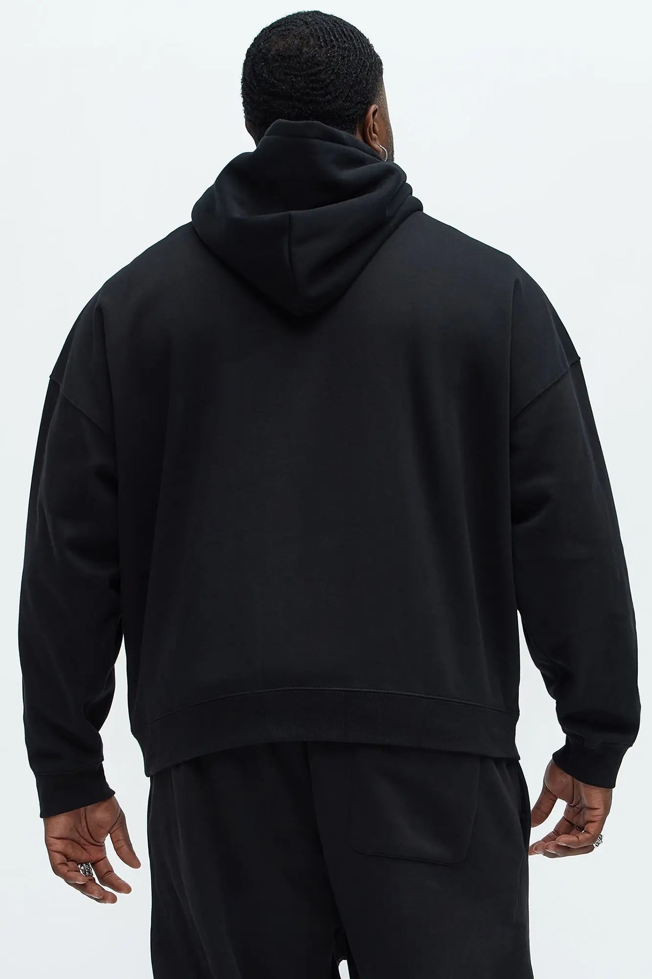 Tyson Oversized Heavyweight Hoodie - Black Fashion Nova