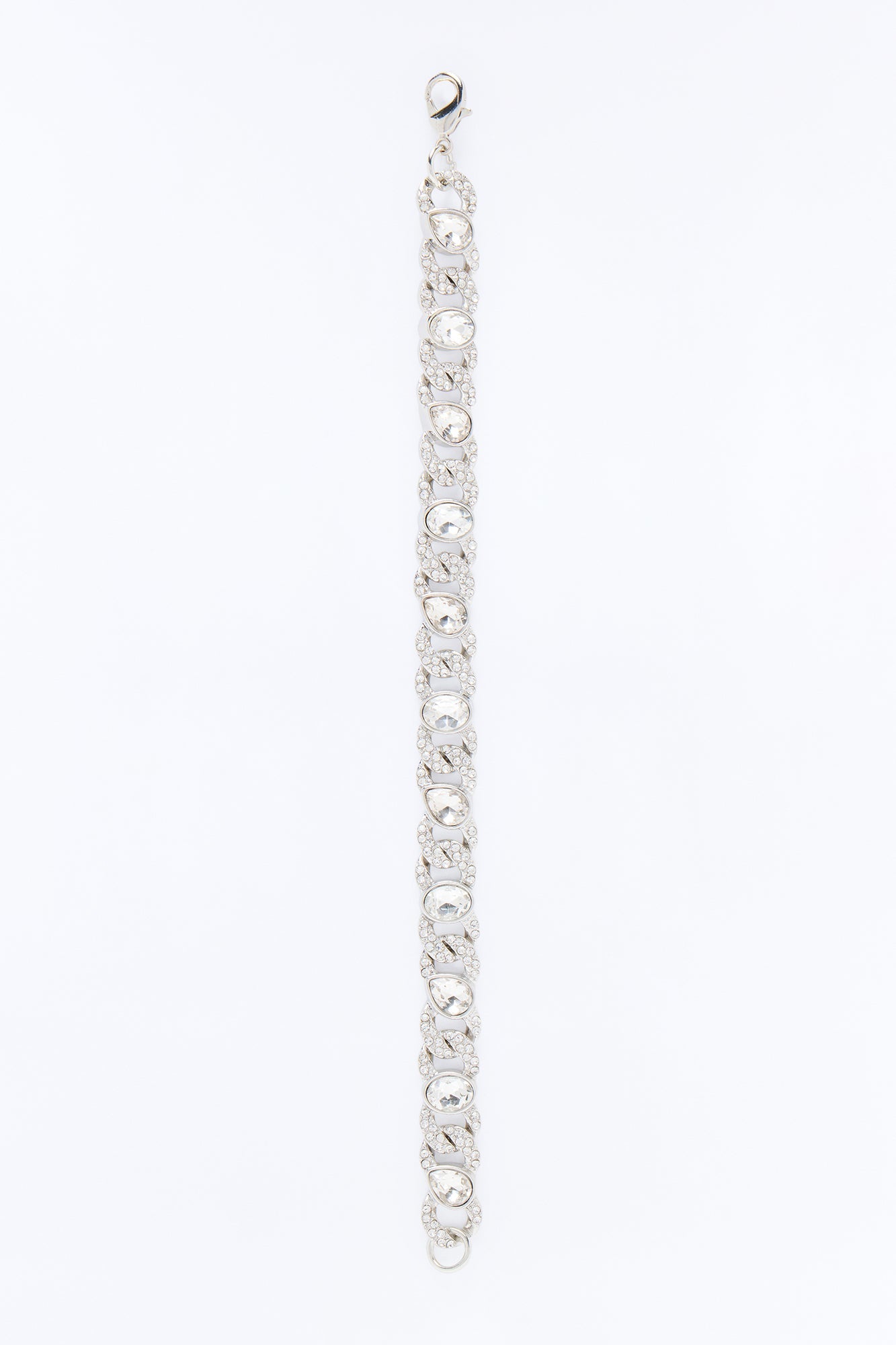 Opulent Oval Chain Bracelet - Silver Fashion Nova