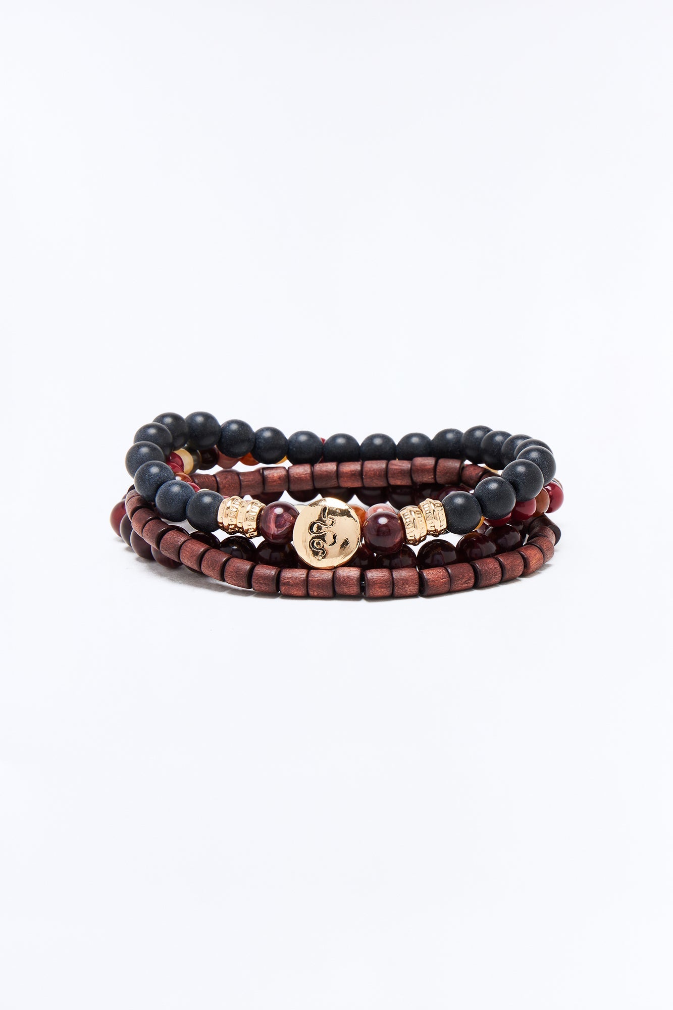 Snake Mixed Material Bead Bracelet Set - Multi Color Fashion Nova