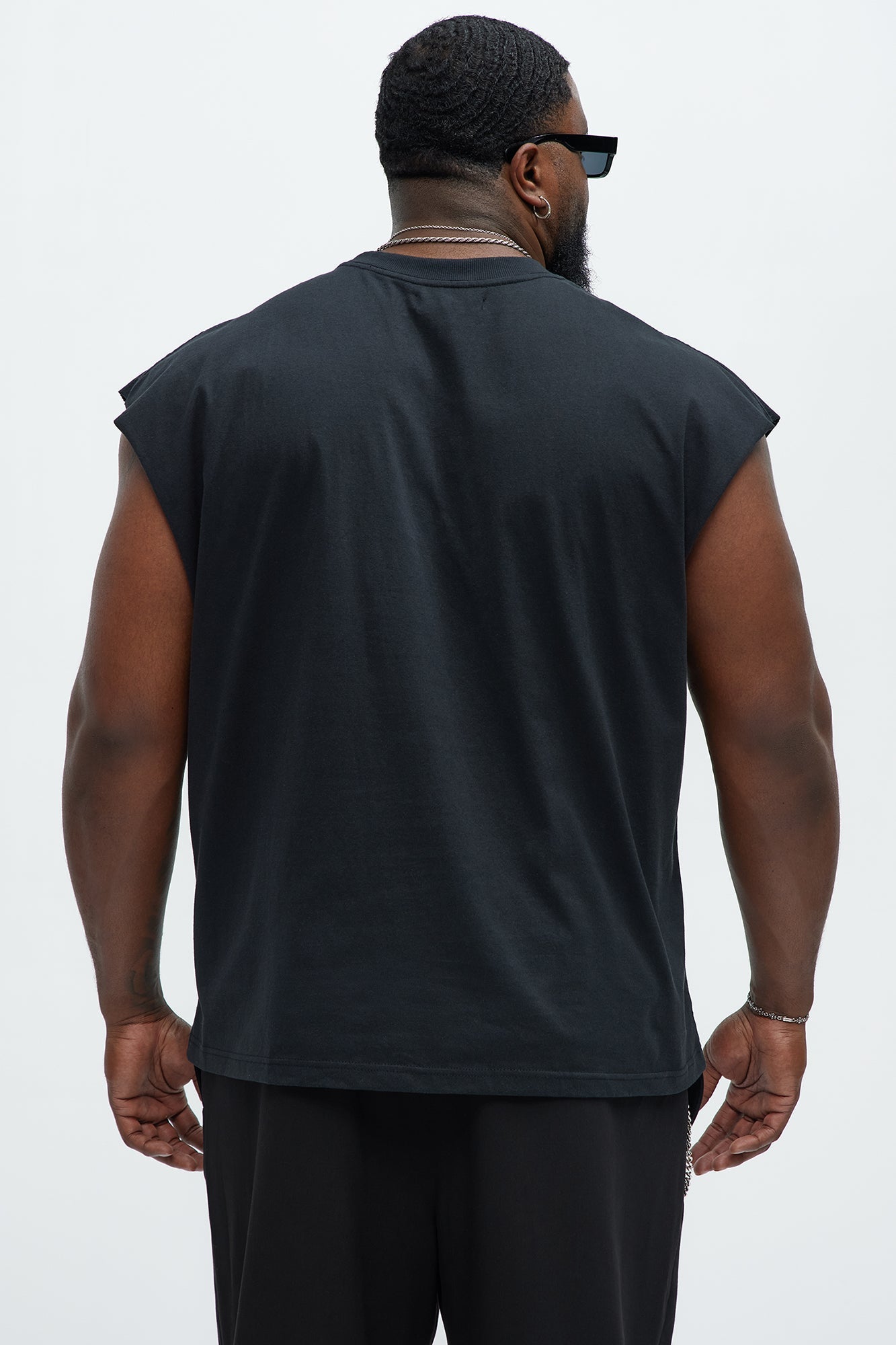 Relaxed Heavyweight Muscle Tee - Black Fashion Nova