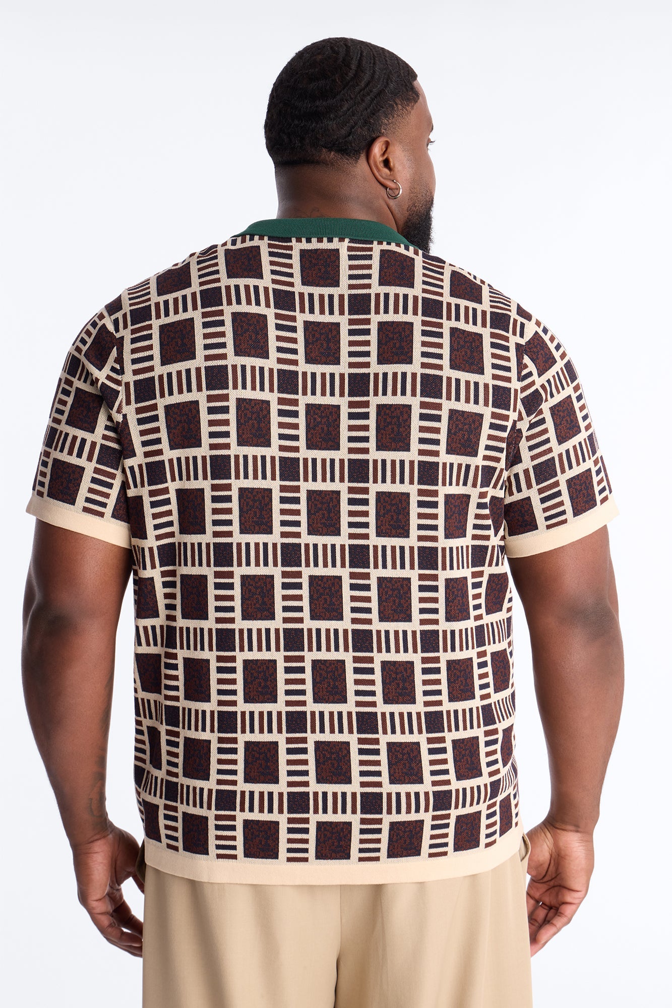 Westbury Knit Polo - Brown Fashion Nova