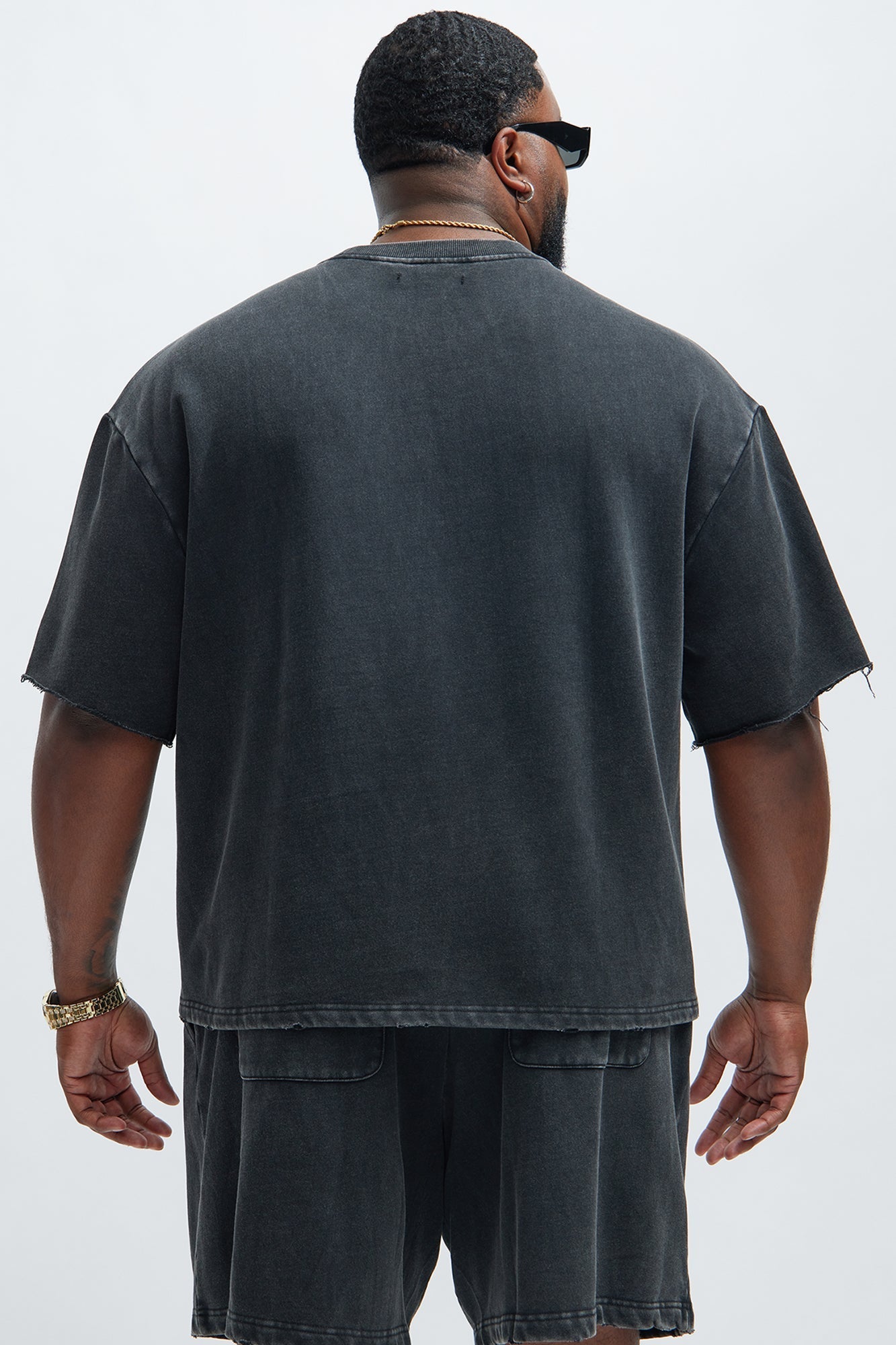 Tyson Heavy Wash Tee - Black Wash Fashion Nova