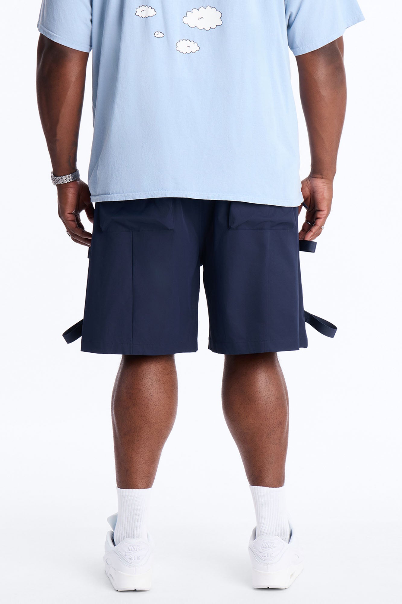 Relaxed Runyon Tech Short - Blue Fashion Nova