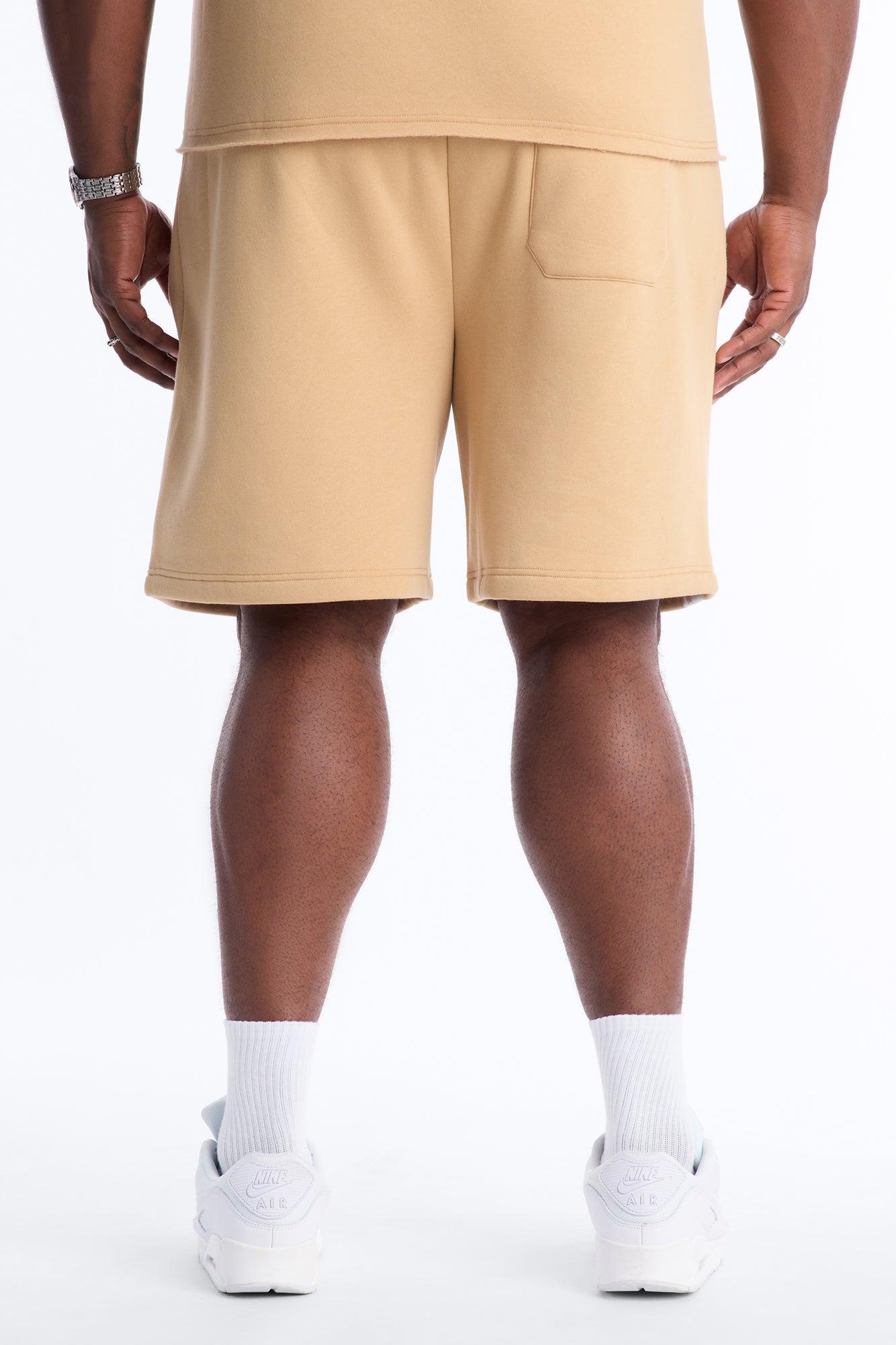 Eagles Fly Sweatshorts - Khaki Fashion Nova