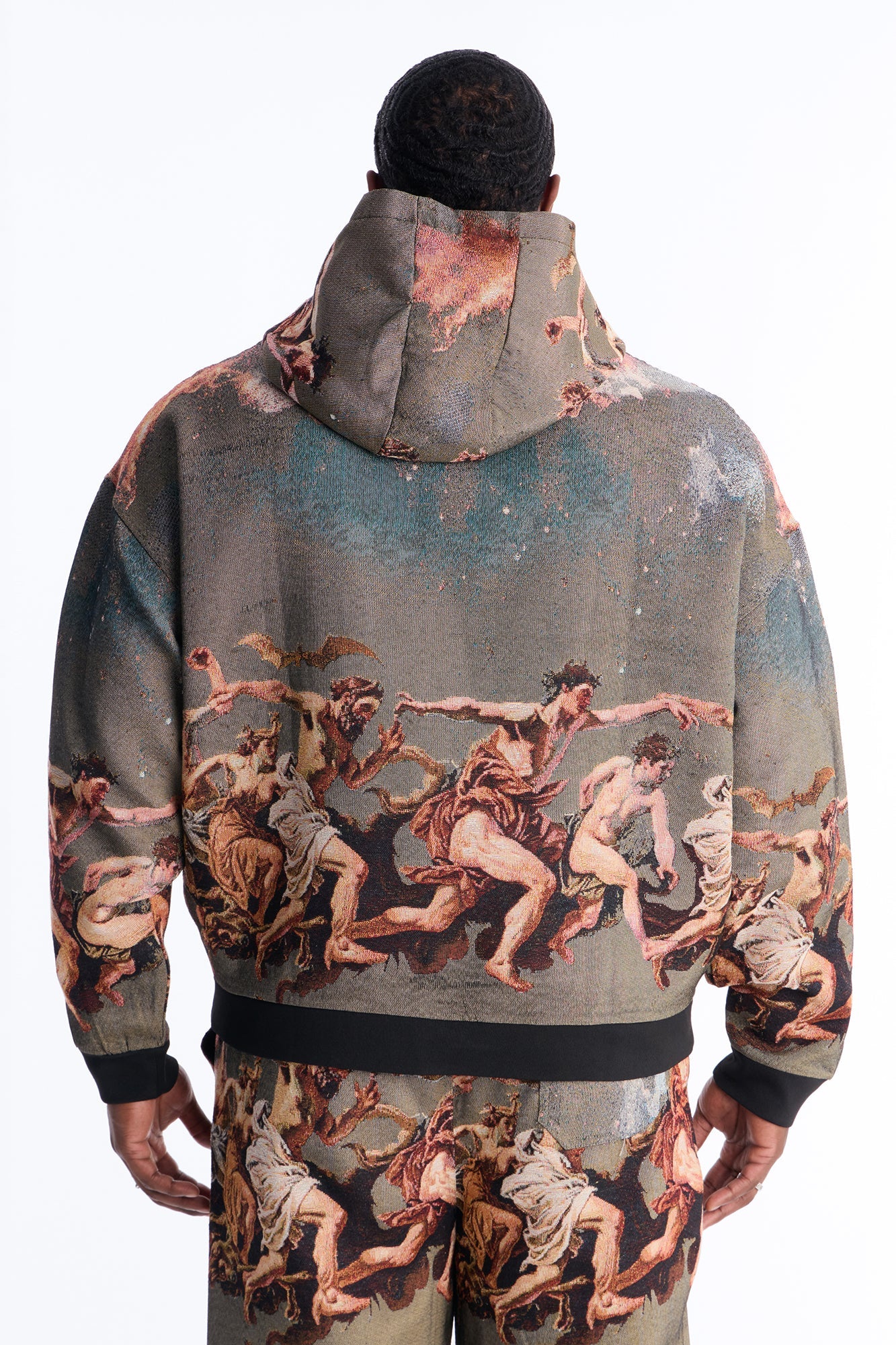 Snakes On The Plains Tapestry Oversized Hoodie - Multi Color Fashion Nova