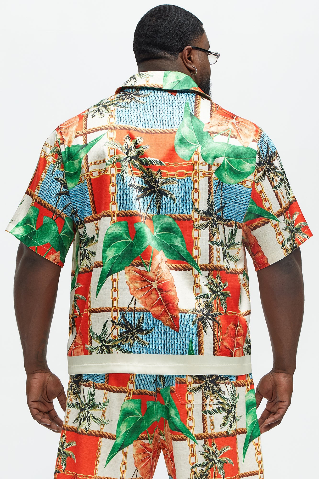 Summer Away Printed Cuban Collar Shirt - Multi Color Fashion Nova