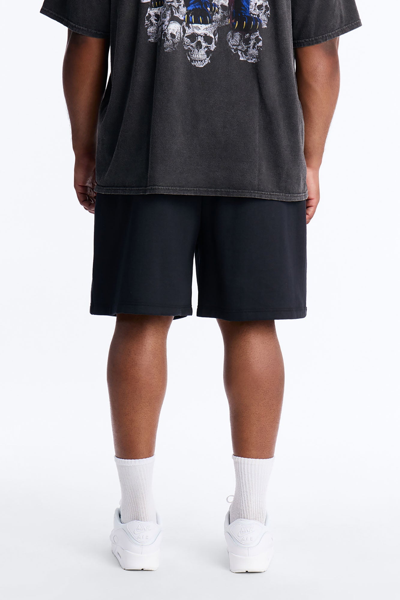 The City That Never Sleeps NYC Sweatshorts - Black Fashion Nova