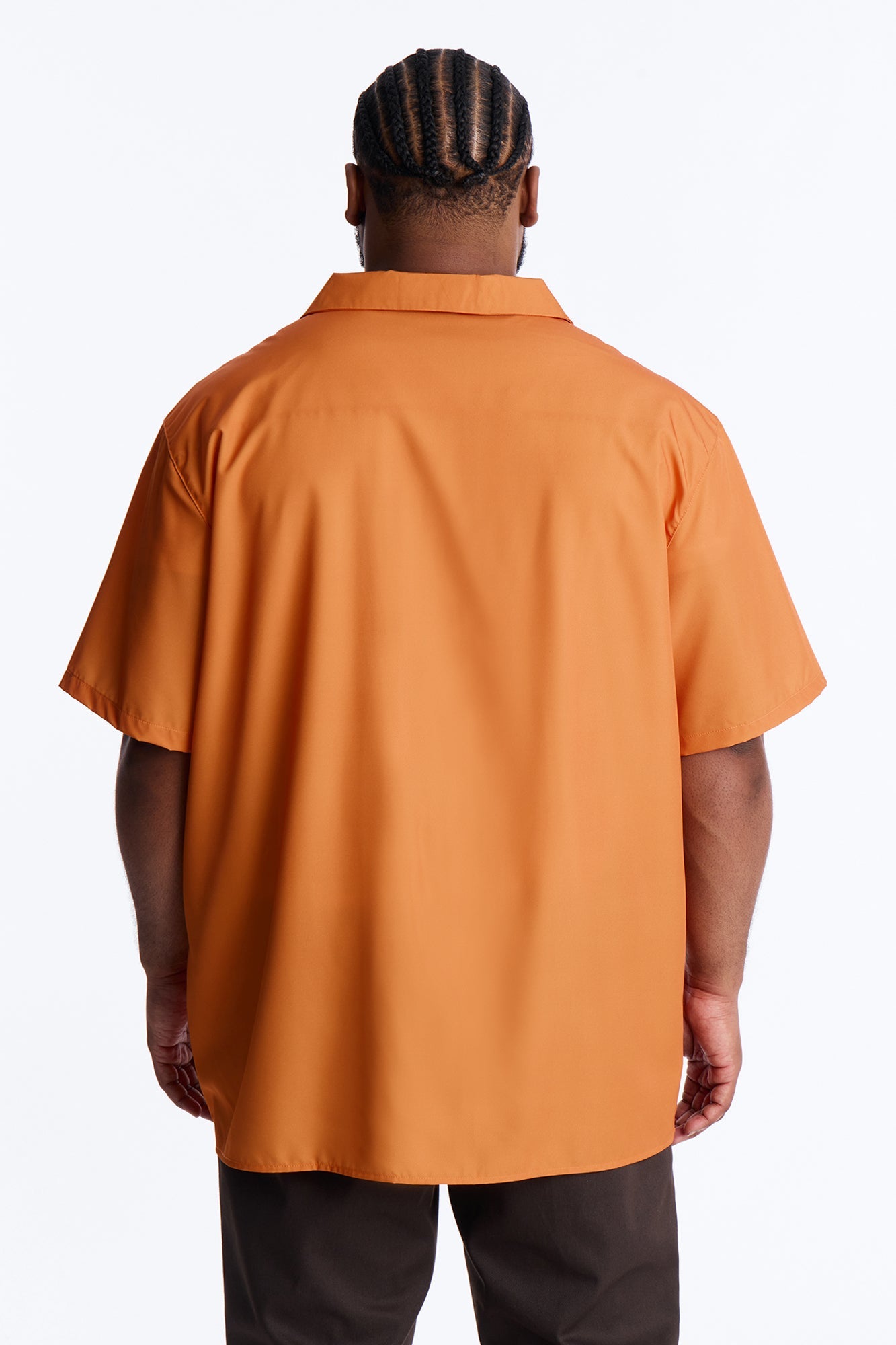 Relaxed Golden Sunshine Petals Button Up Shirt - Orange Fashion Nova