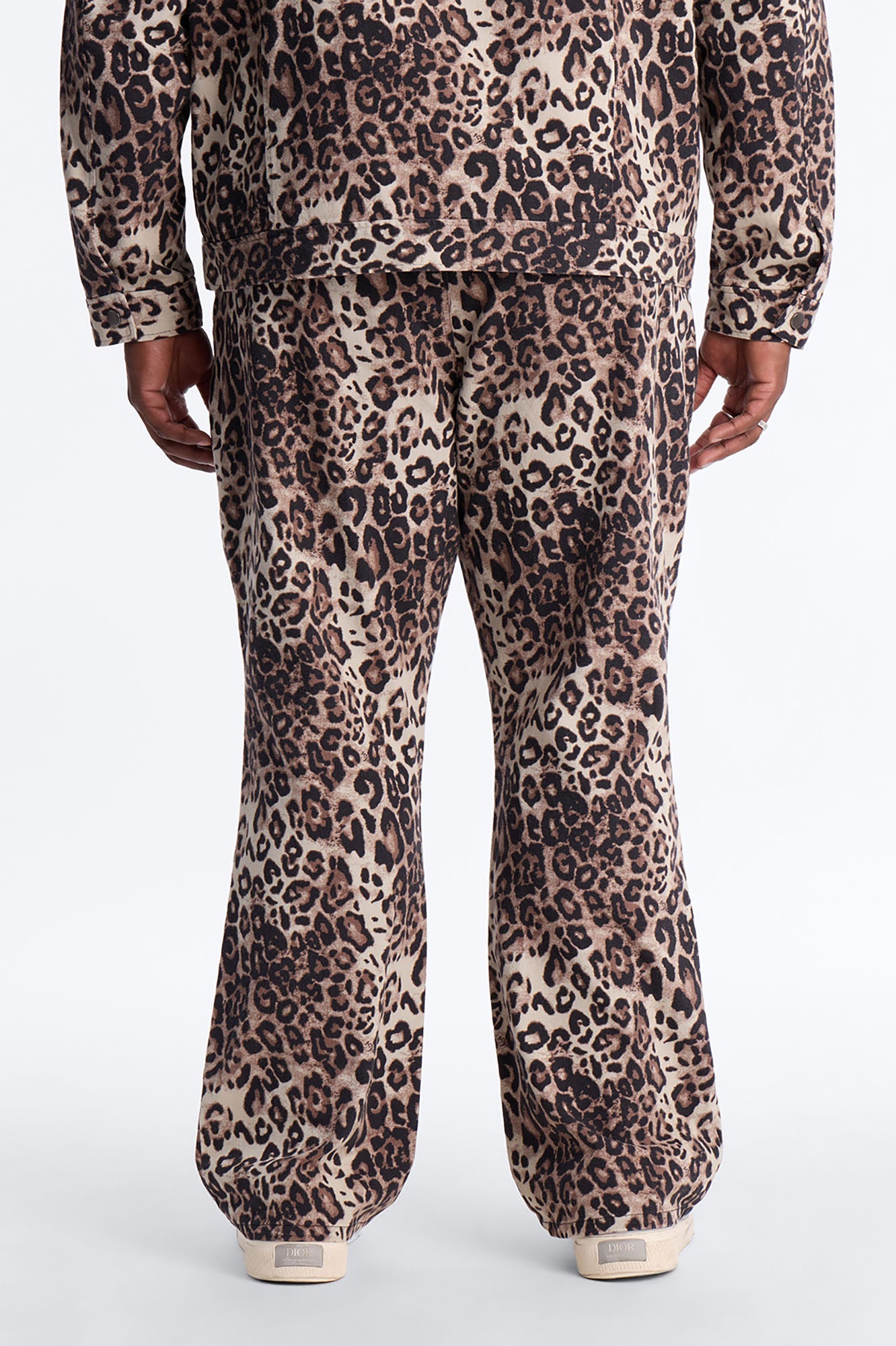 Straight Flare Marcy Wild Leopard Print Pant - Brown Fashion Nova