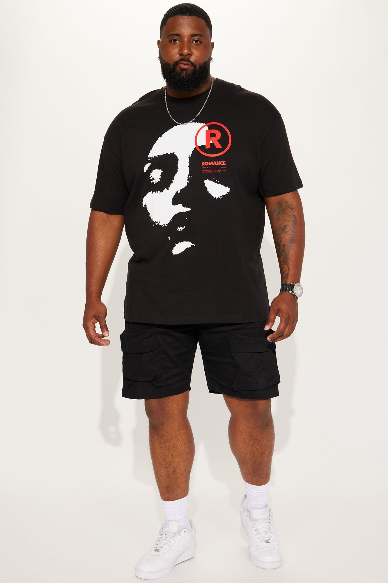 Romance Short Sleeve Tee - Black Fashion Nova