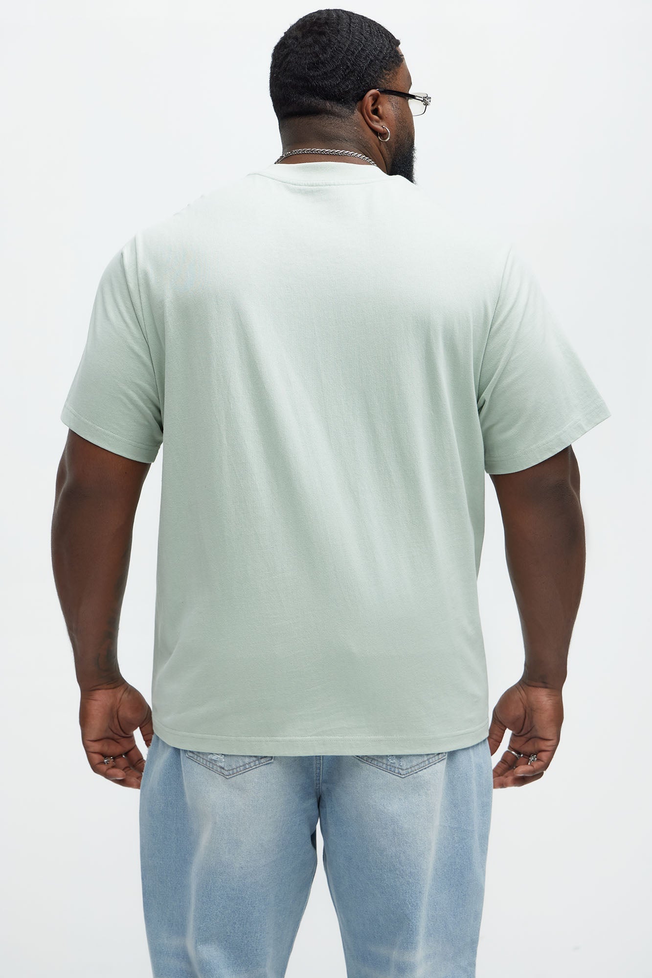 Oversized Heavyweight Tee 240GSM - Sage Fashion Nova