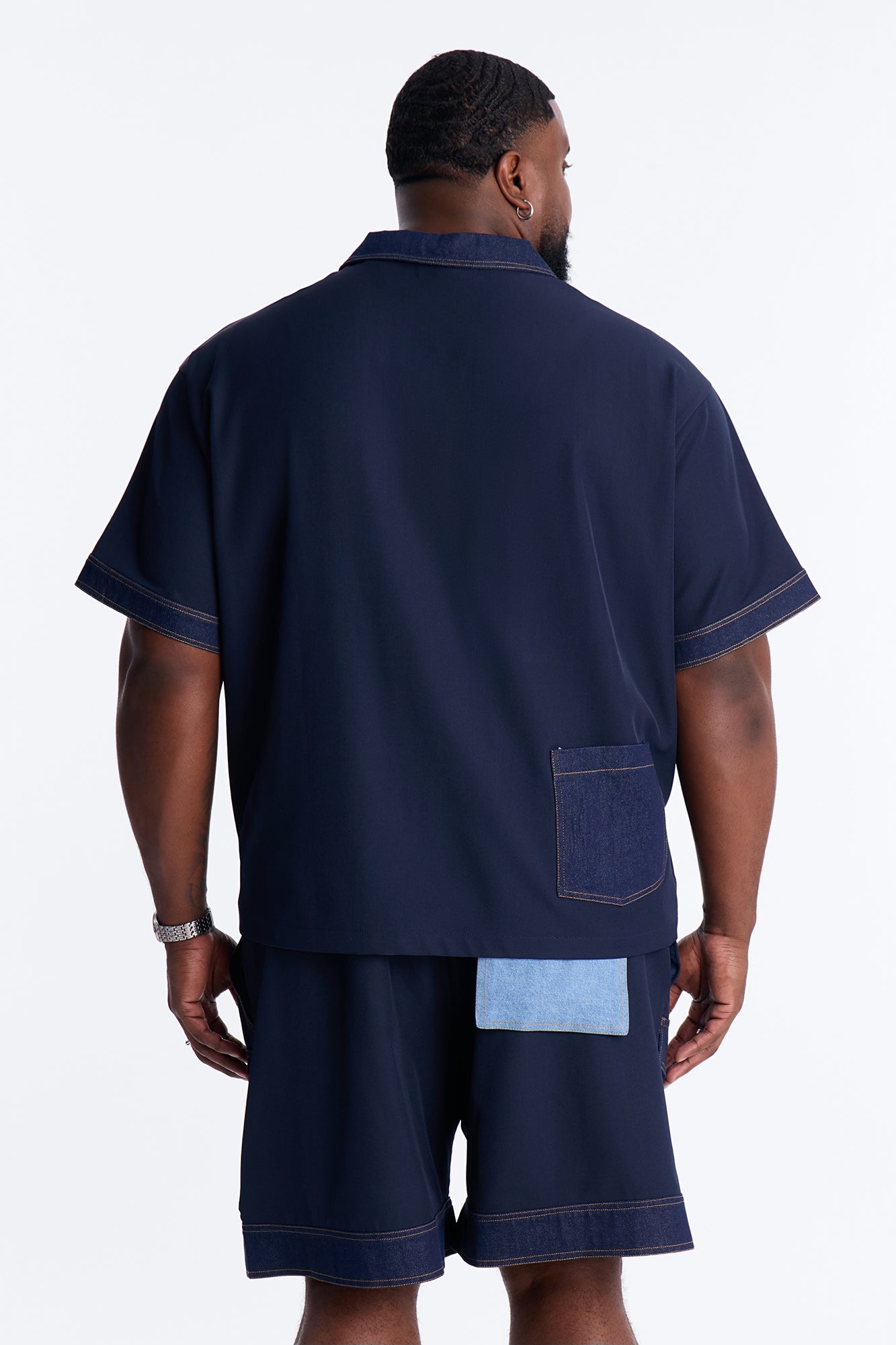Blueprint Utility Polo - Indigo Fashion Nova