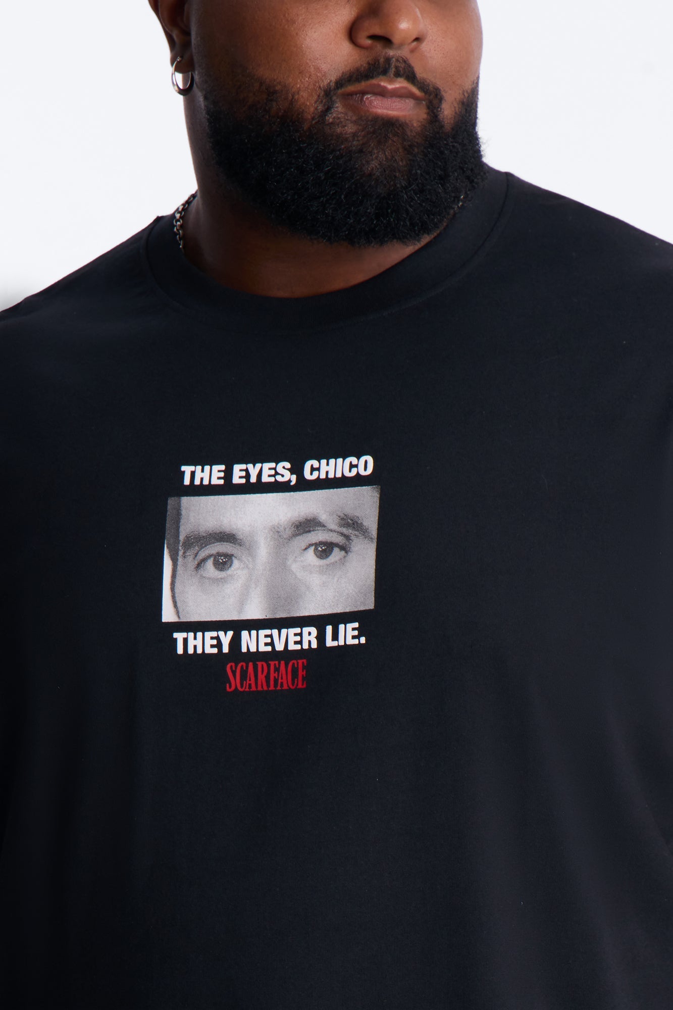 Scarface The Eyes Chico Short Sleeve Tee - Black Fashion Nova