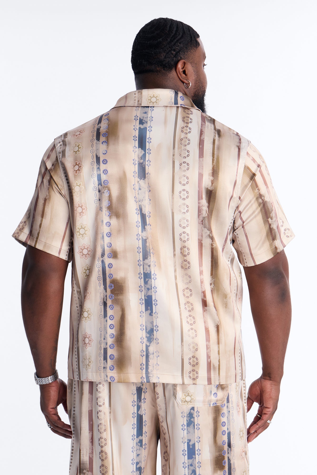 Rosewood Cuban Collar Button Up Shirt - Brown Fashion Nova