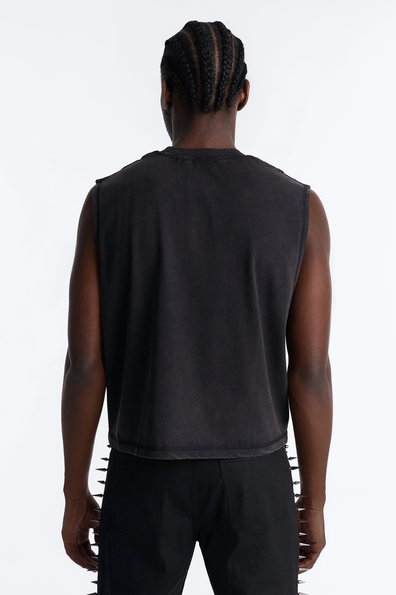 Boxy Cropped Caliber Muscle Tee - Black Fashion Nova