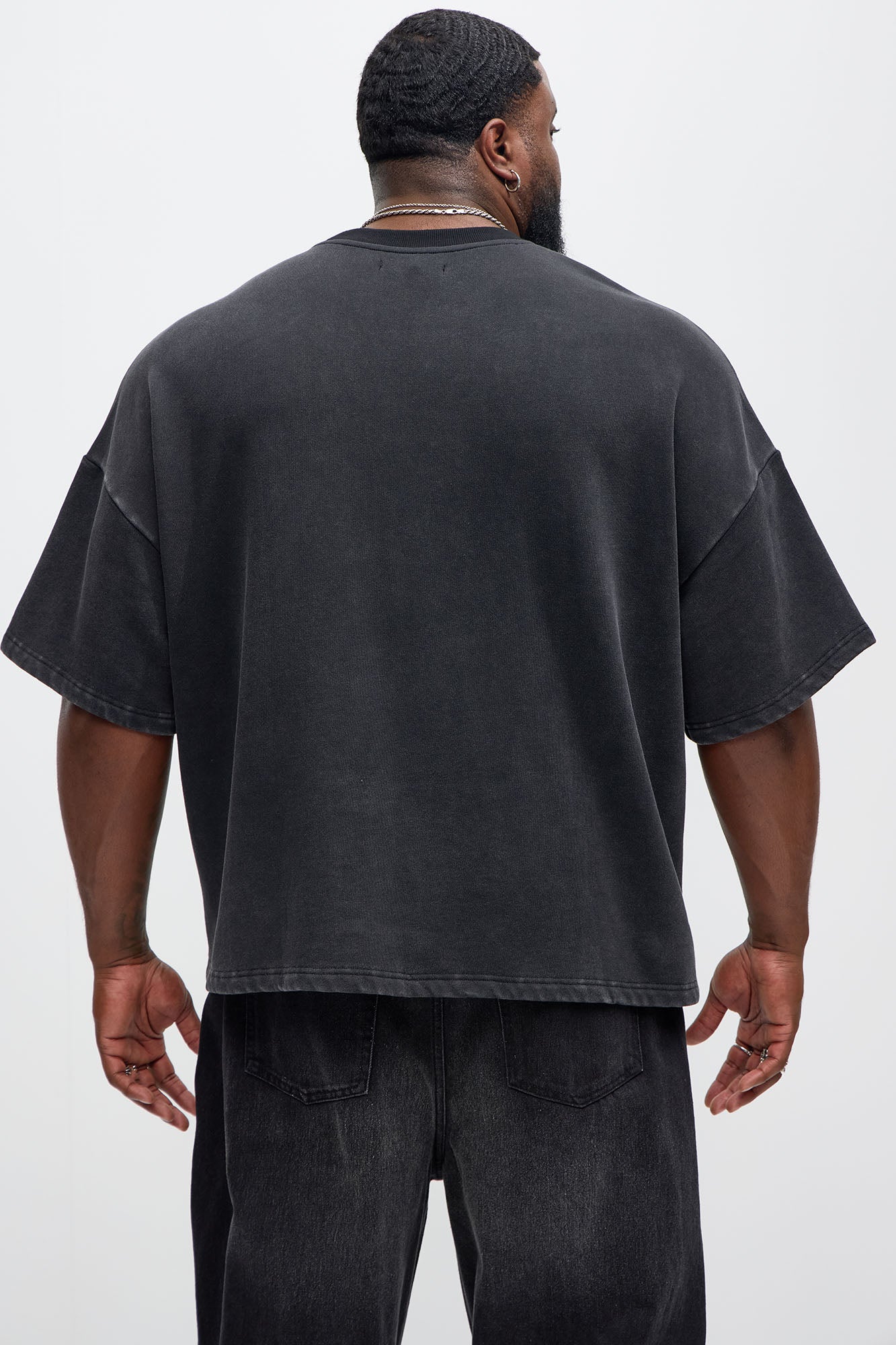 Kyle Color Block Oversized Tee - Black/combo Fashion Nova