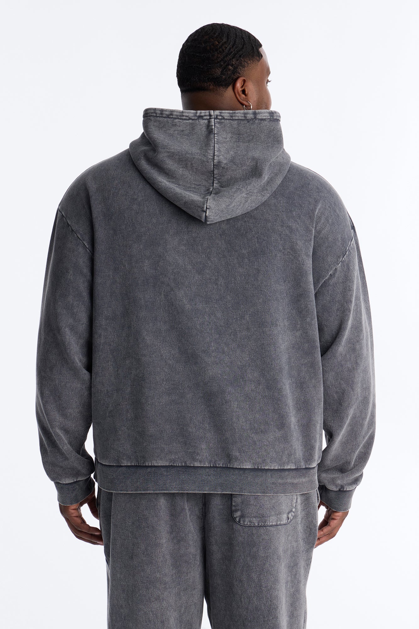 On The Go Washed Hoodie - Charcoal Fashion Nova