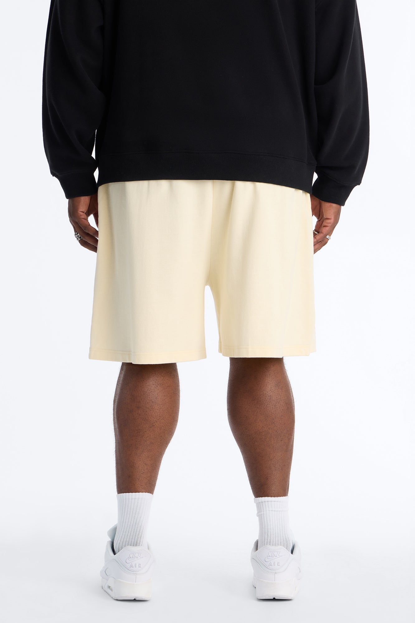 Natural Affinity Sweatshorts - Cream Fashion Nova