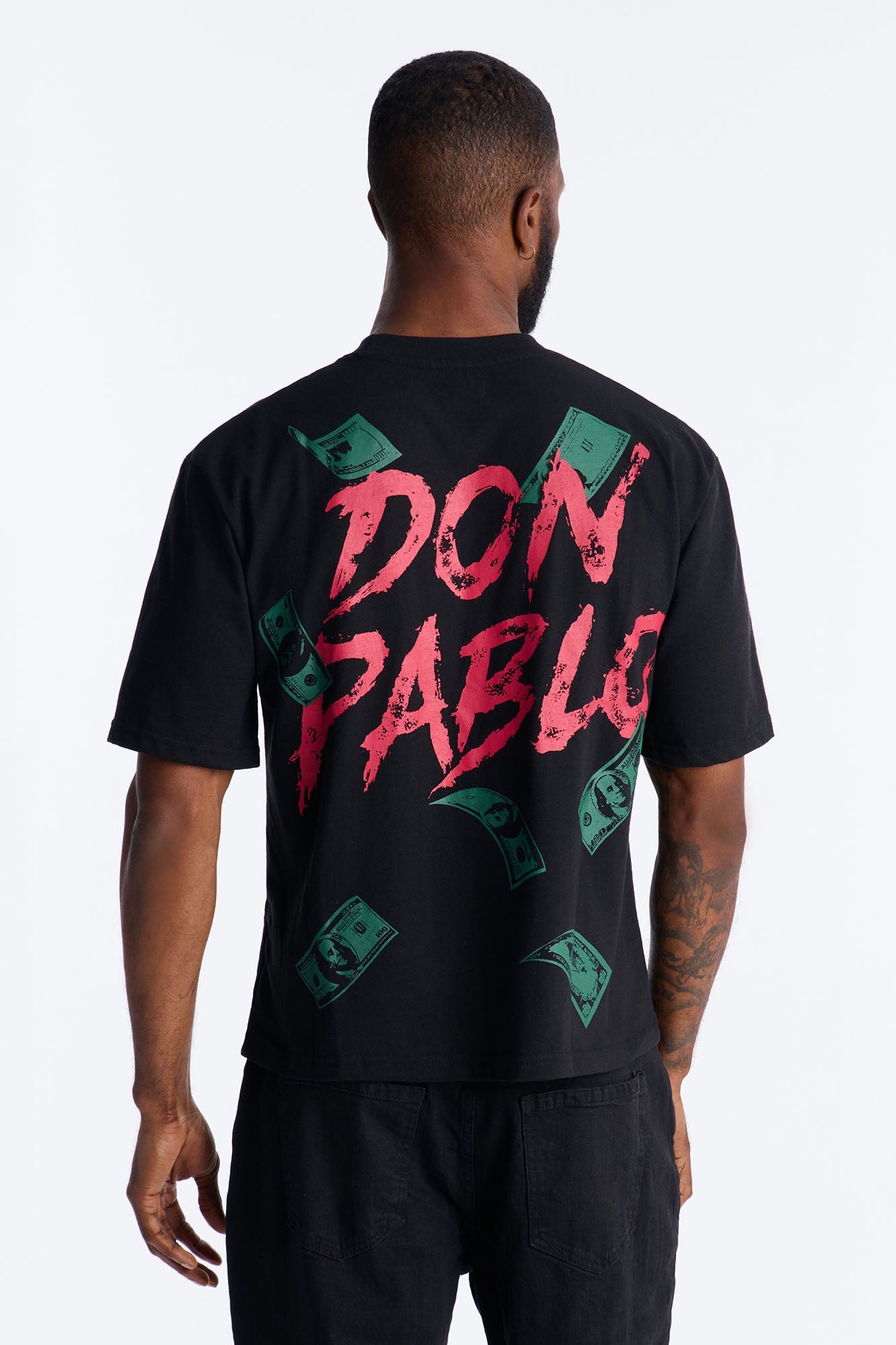 Don Pablo Escobar Short Sleeve Tee - Black Fashion Nova
