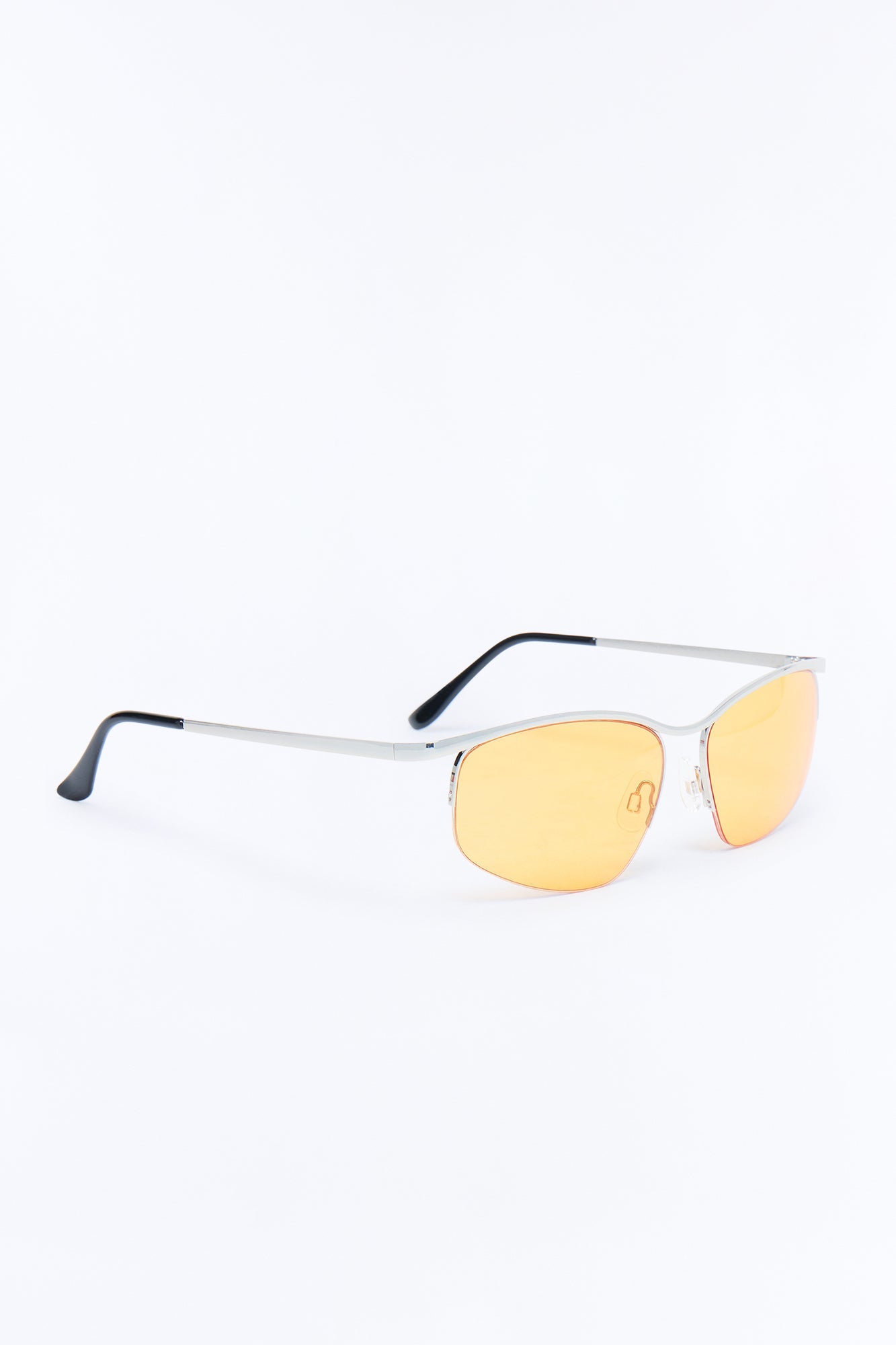 Keeping Sanity Sunglasses - Orange/Silver Fashion Nova