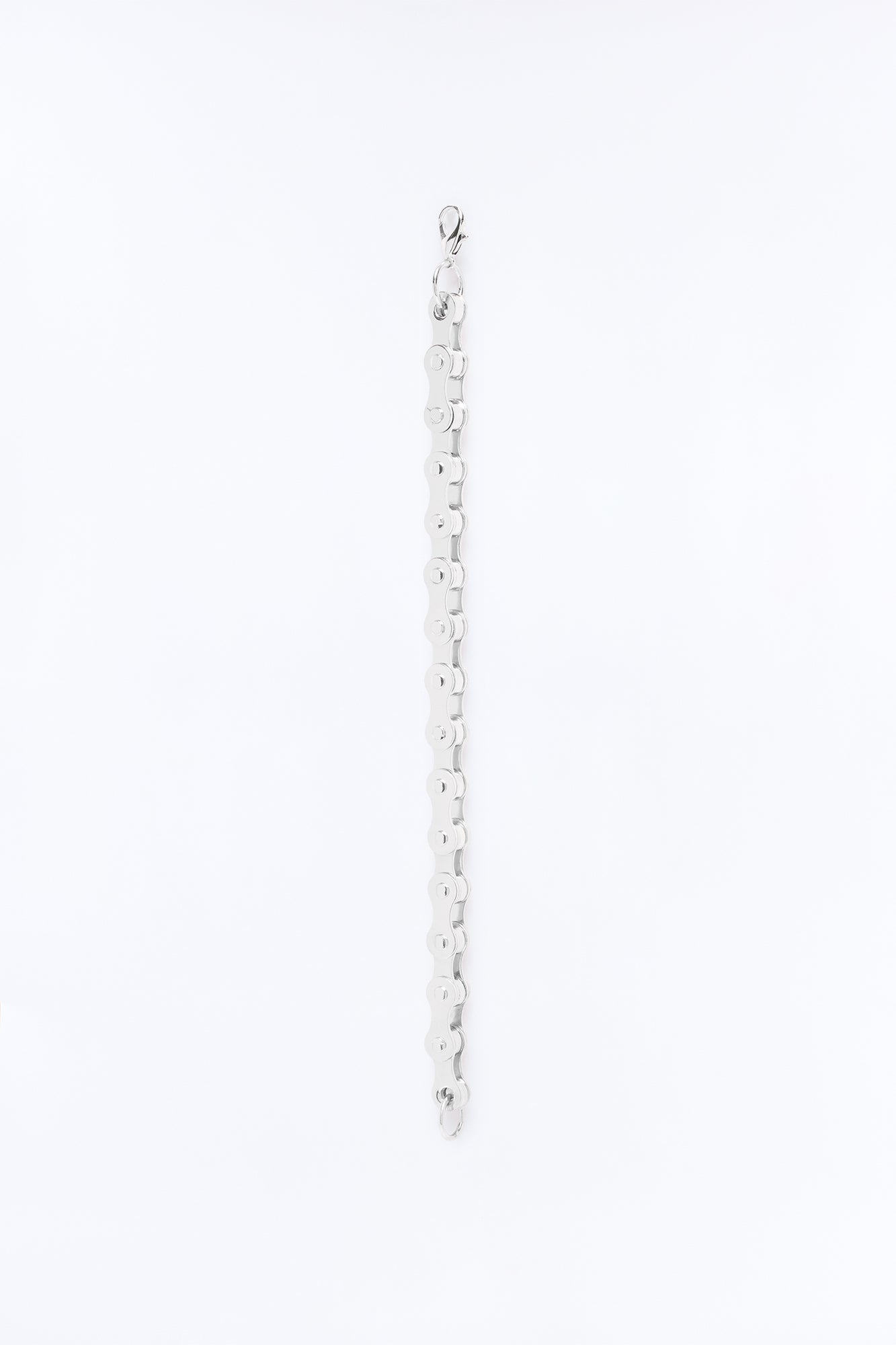 Steel Bike Chain Link Bracelet - Silver Fashion Nova