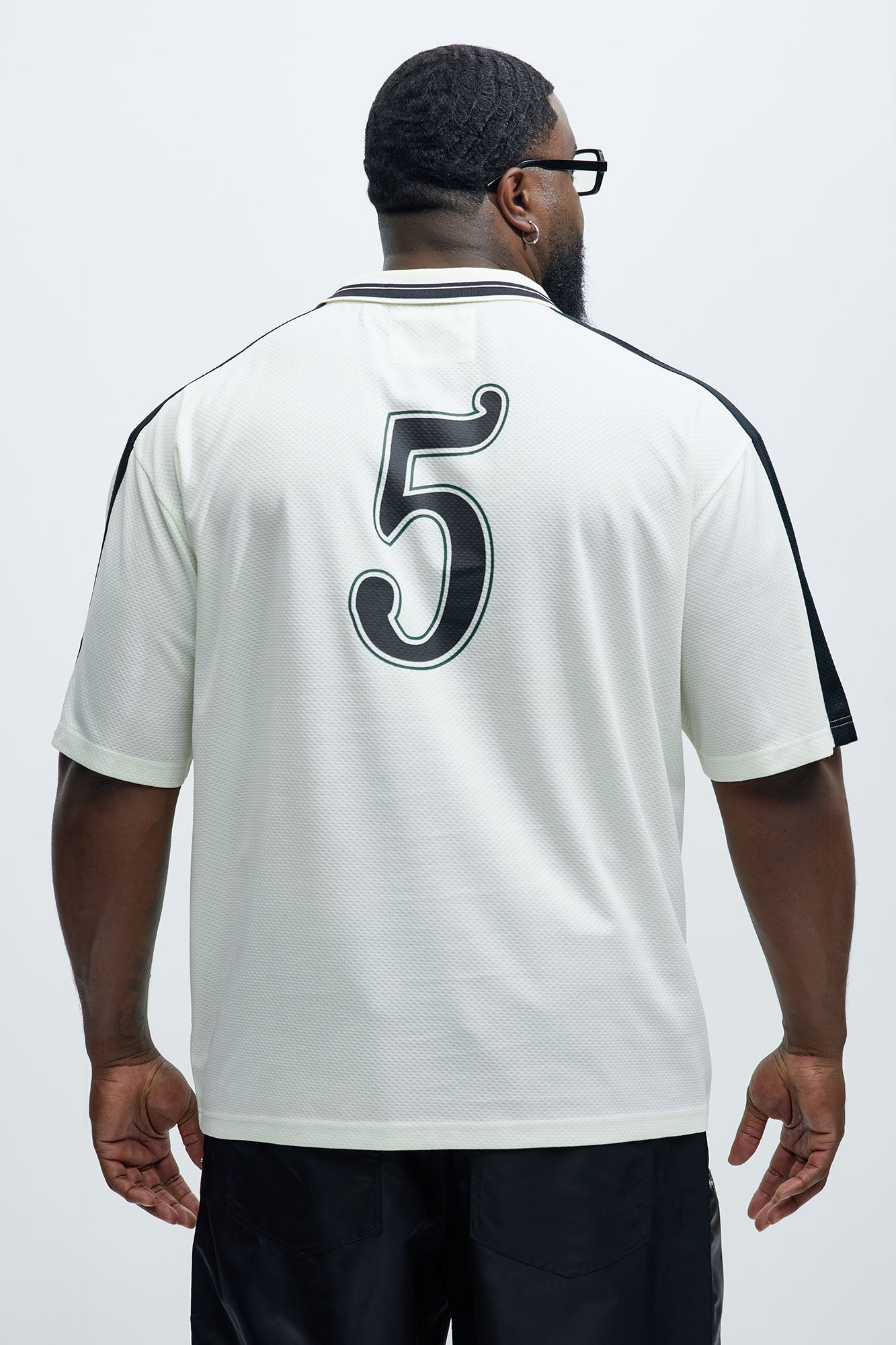 Saints Social Johnny Collar Soccer Jersey - Off White Fashion Nova