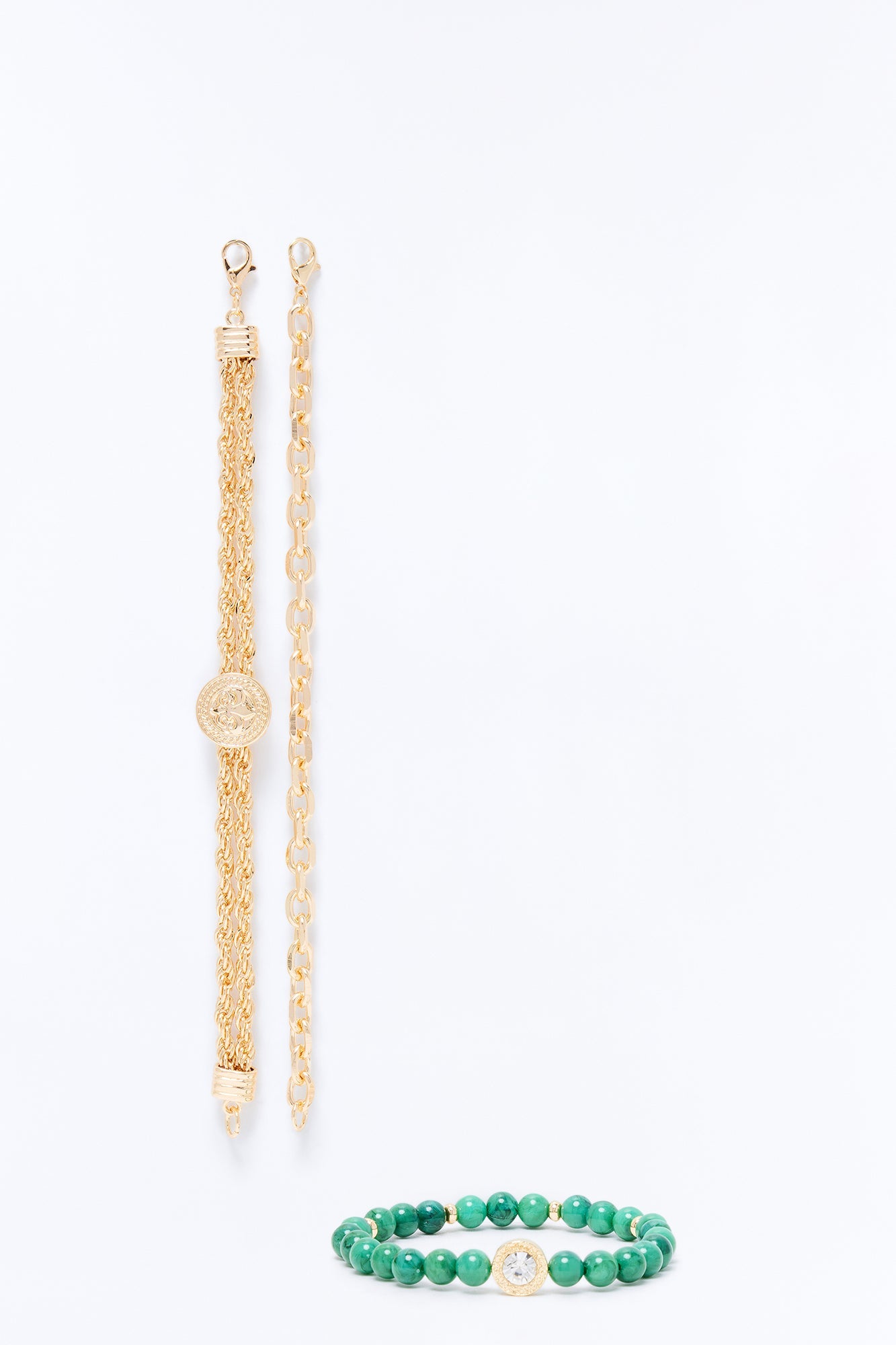 Regal Rendezvous Bracelet Set - Gold Fashion Nova