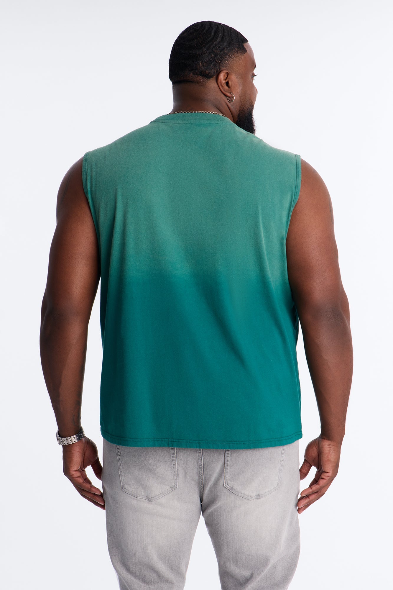 Washed Muscle Tee - Hunter Green Fashion Nova